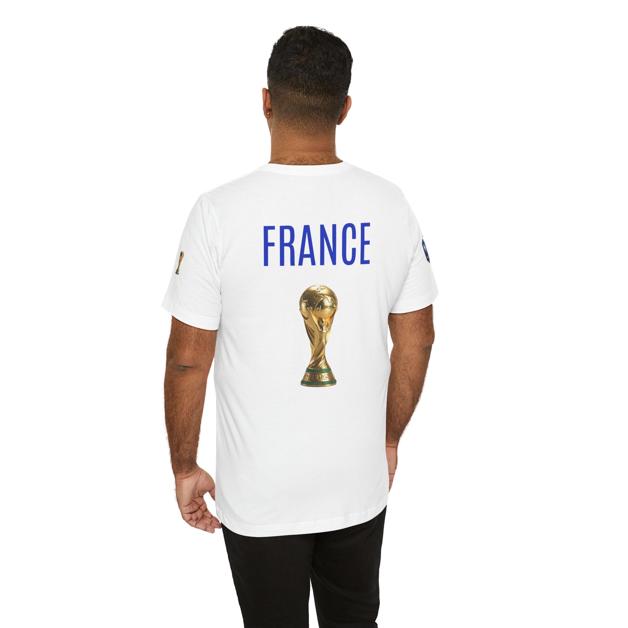 France World Cup Trophy T‑Shirt Football Fan Jersey - Etna Gift