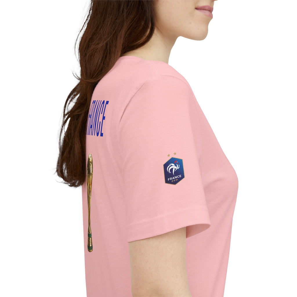 France World Cup Trophy T‑Shirt Football Fan Jersey - Etna Gift