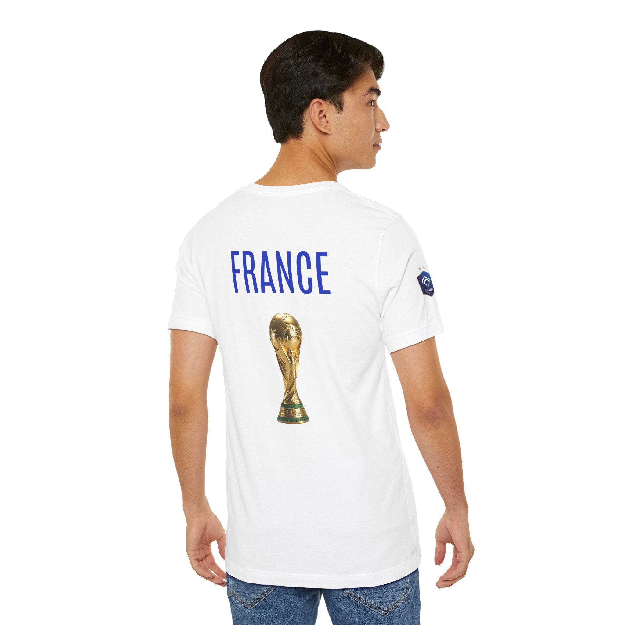France World Cup Trophy T‑Shirt Football Fan Jersey - Etna Gift