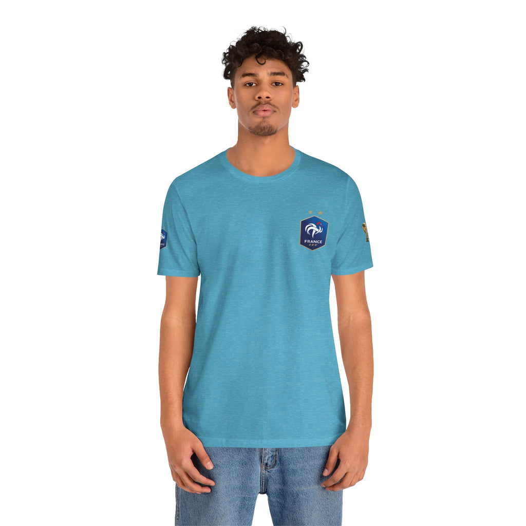 France World Cup Trophy T‑Shirt Football Fan Jersey - Etna Gift