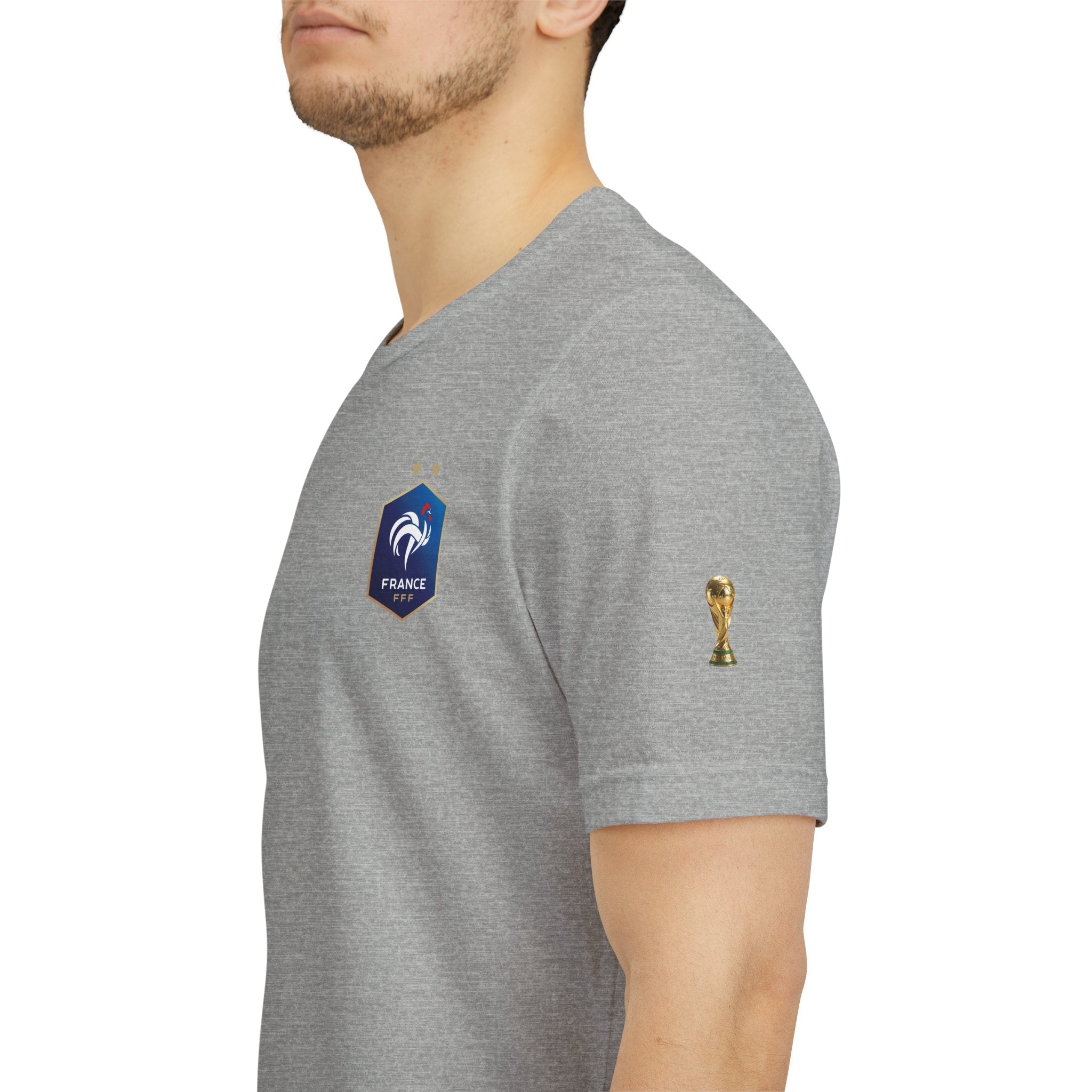 France World Cup Trophy T‑Shirt Football Fan Jersey - Etna Gift