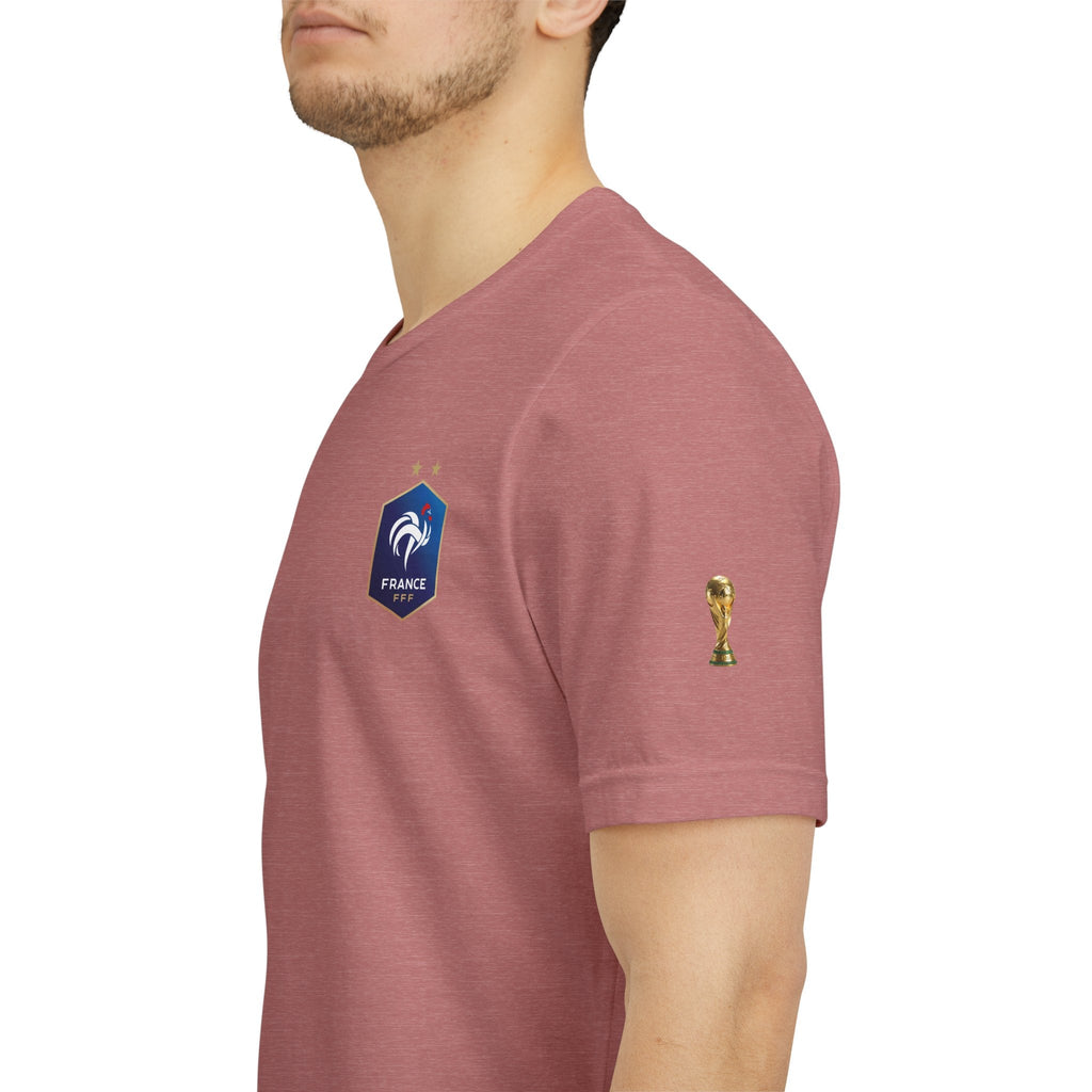 France World Cup Trophy T‑Shirt Football Fan Jersey - Etna Gift