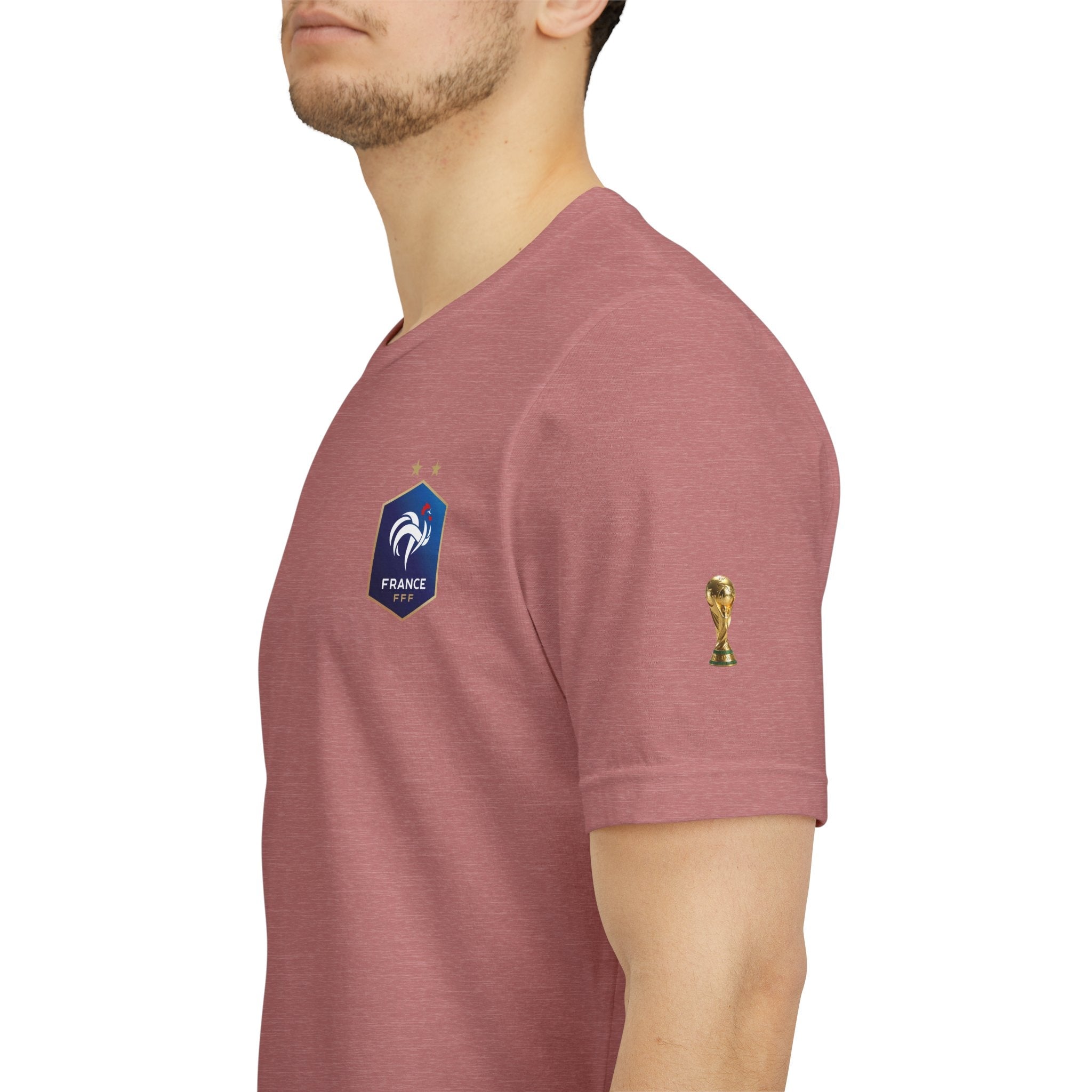France World Cup Trophy T‑Shirt Football Fan Jersey - Etna Gift