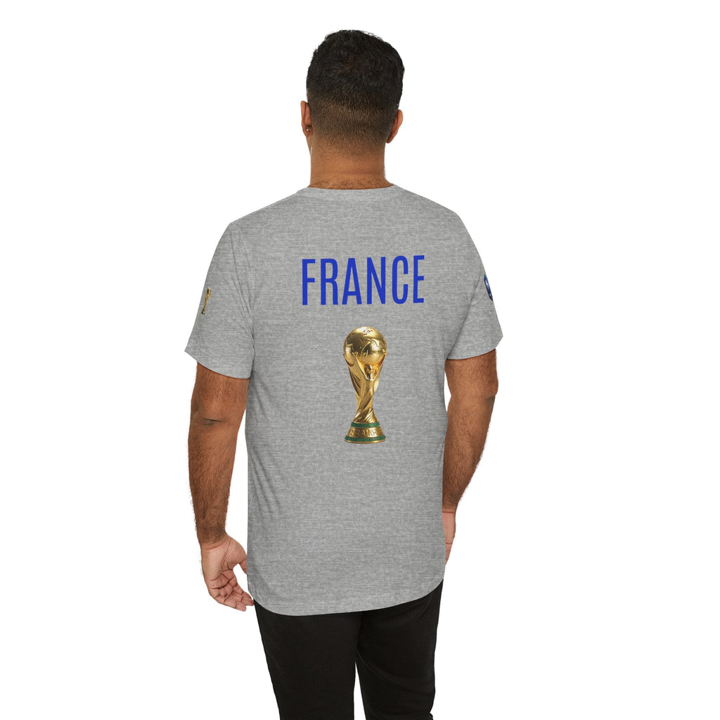 France World Cup Trophy T‑Shirt Football Fan Jersey - Etna Gift