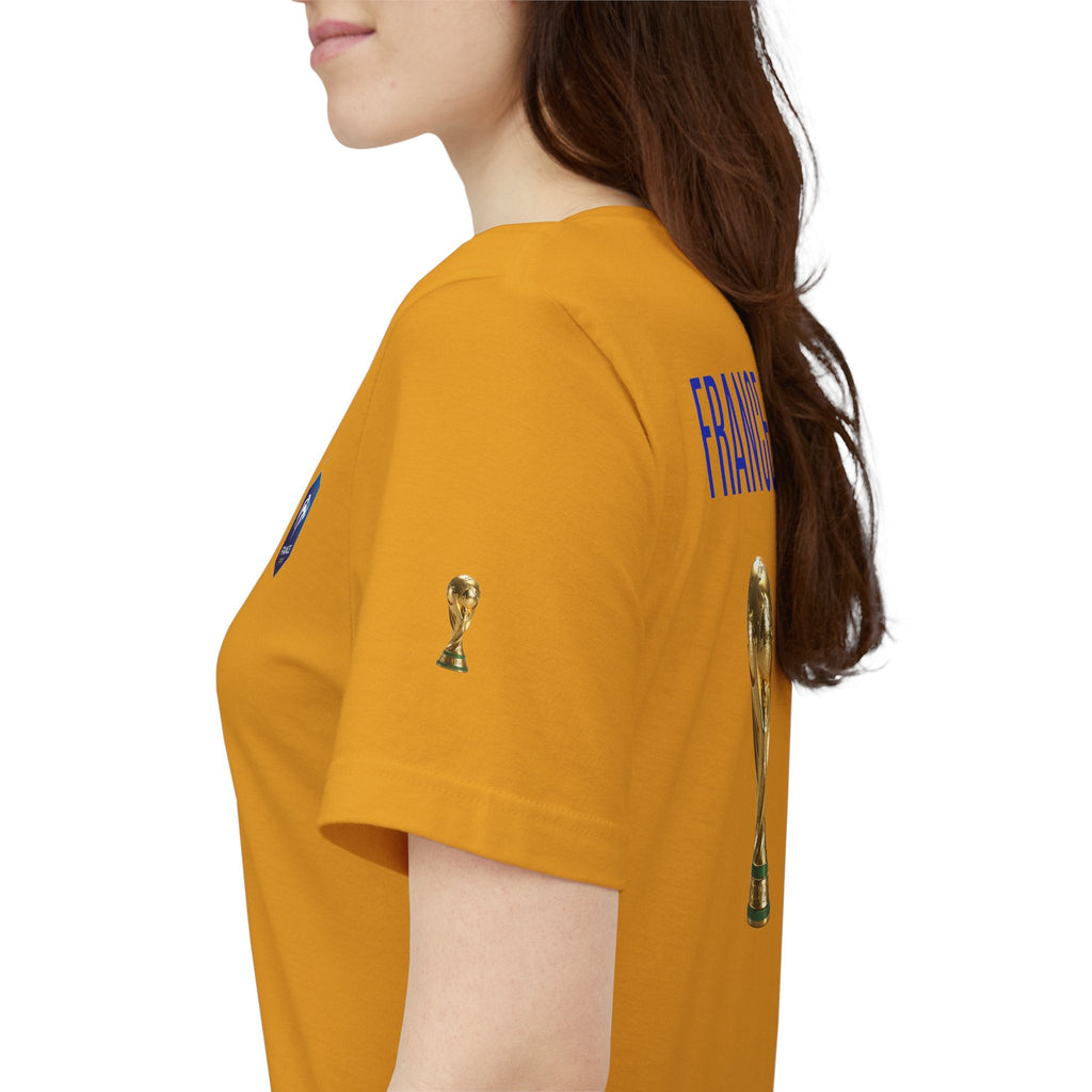 France World Cup Trophy T‑Shirt Football Fan Jersey - Etna Gift