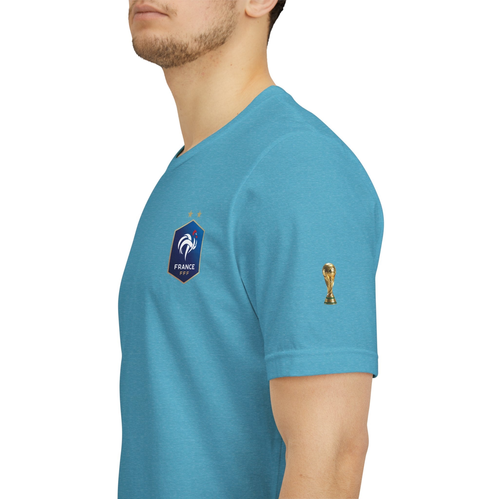 France World Cup Trophy T‑Shirt Football Fan Jersey - Etna Gift