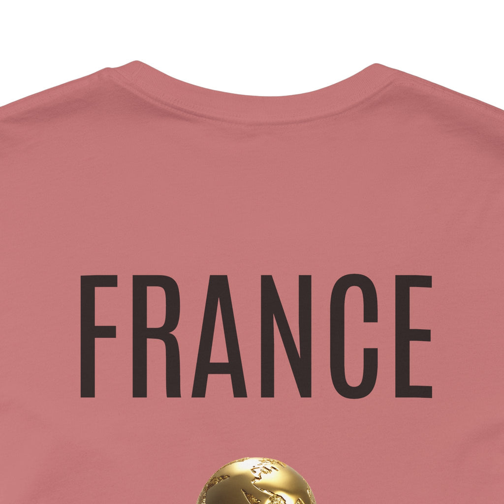 France World Cup Trophy T‑Shirt Football Fan Jersey - Etna Gift
