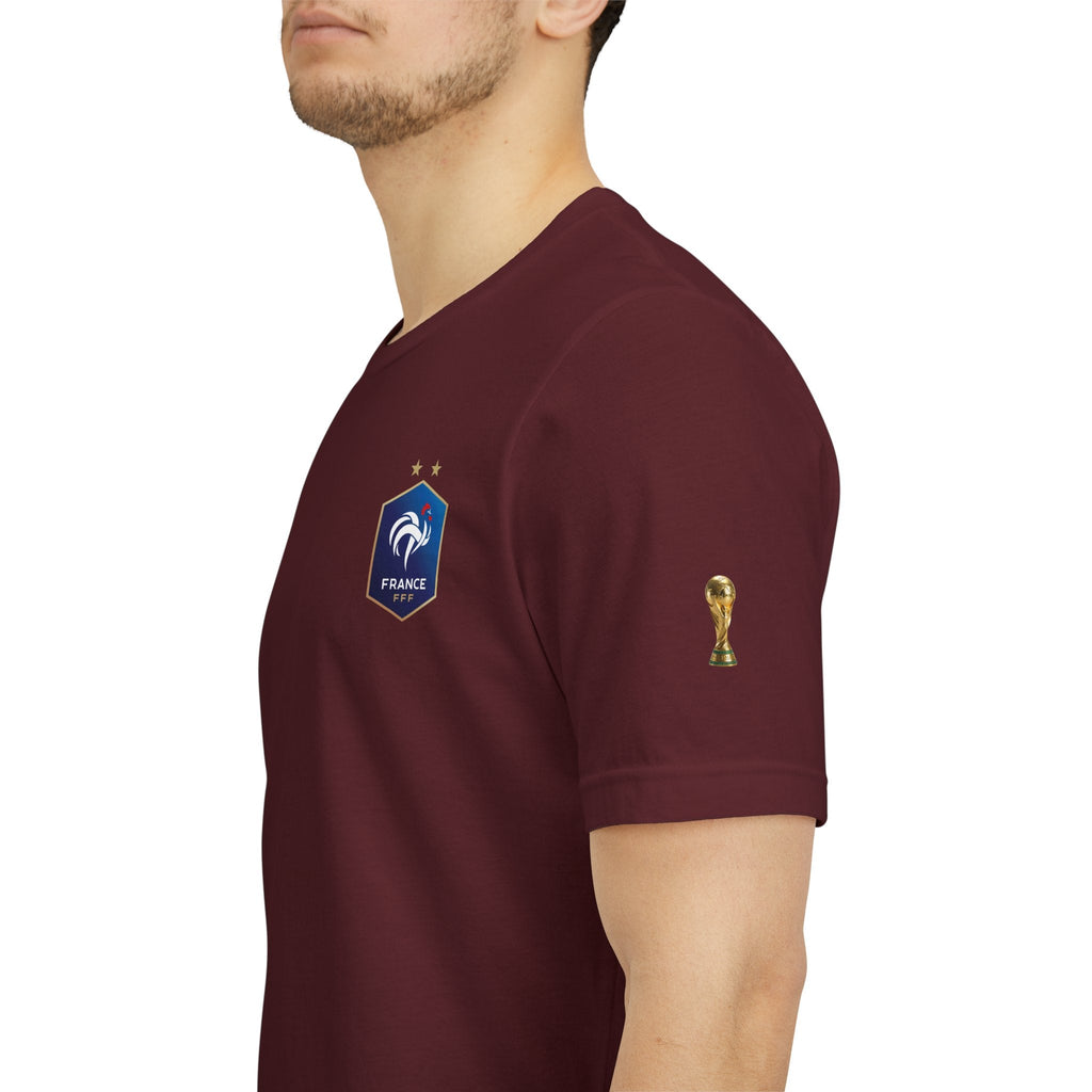 France World Cup Trophy T‑Shirt Football Fan Jersey - Etna Gift