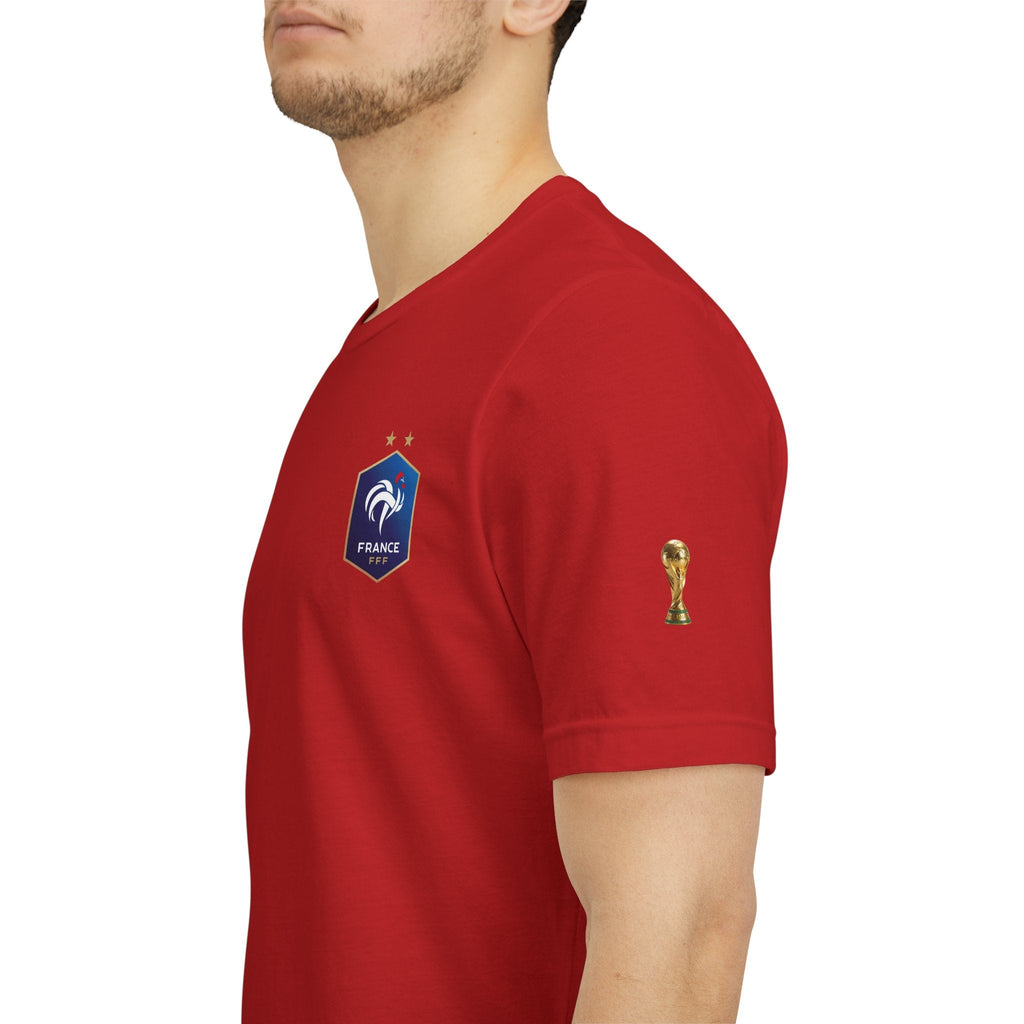 France World Cup Trophy T‑Shirt Football Fan Jersey - Etna Gift