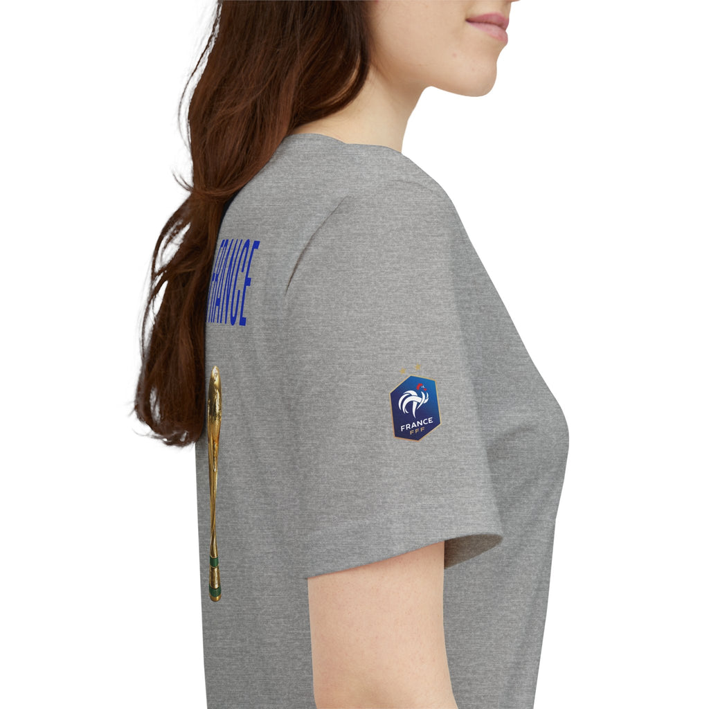 France World Cup Trophy T‑Shirt Football Fan Jersey - Etna Gift