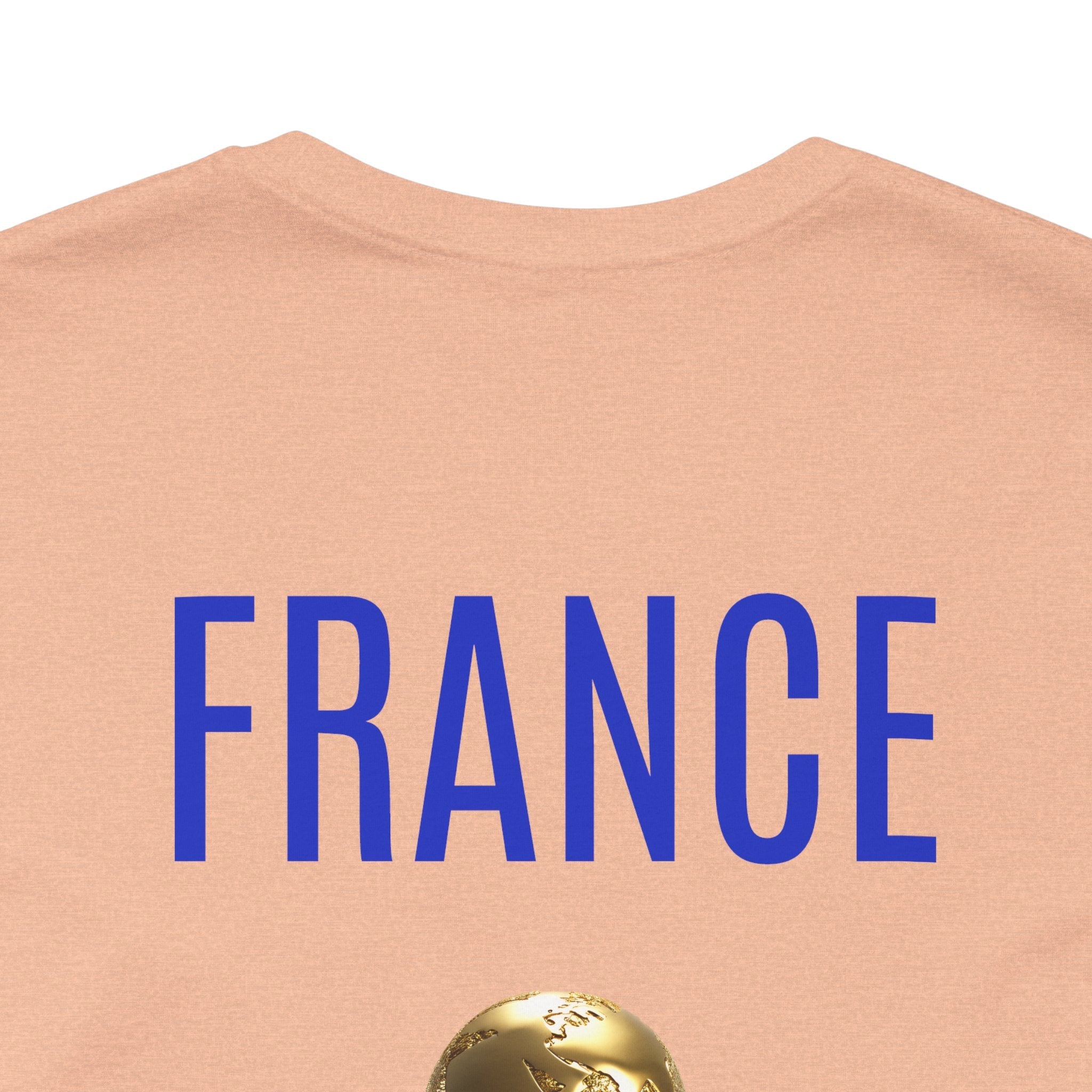 France World Cup Trophy T‑Shirt Football Fan Jersey - Etna Gift