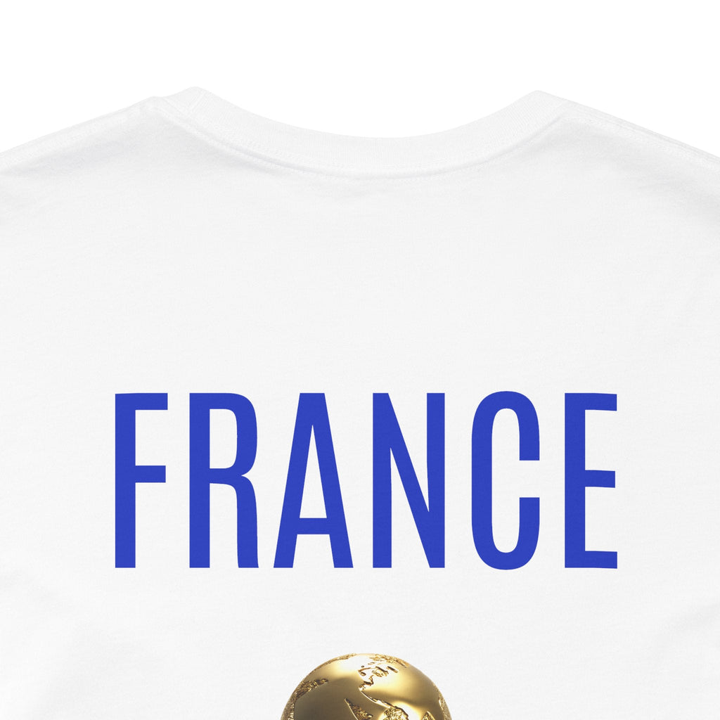 France World Cup Trophy T‑Shirt Football Fan Jersey - Etna Gift
