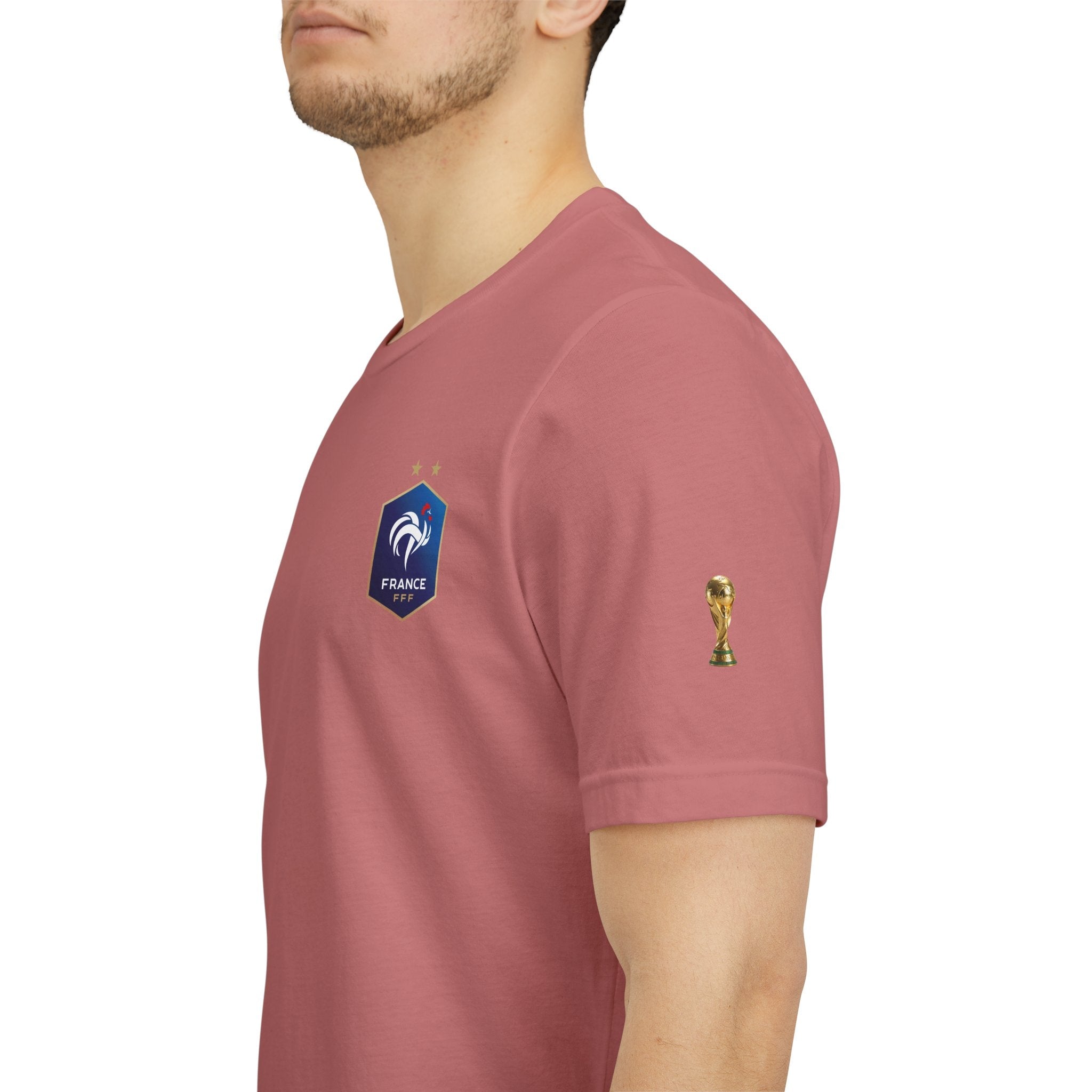France World Cup Trophy T‑Shirt Football Fan Jersey - Etna Gift