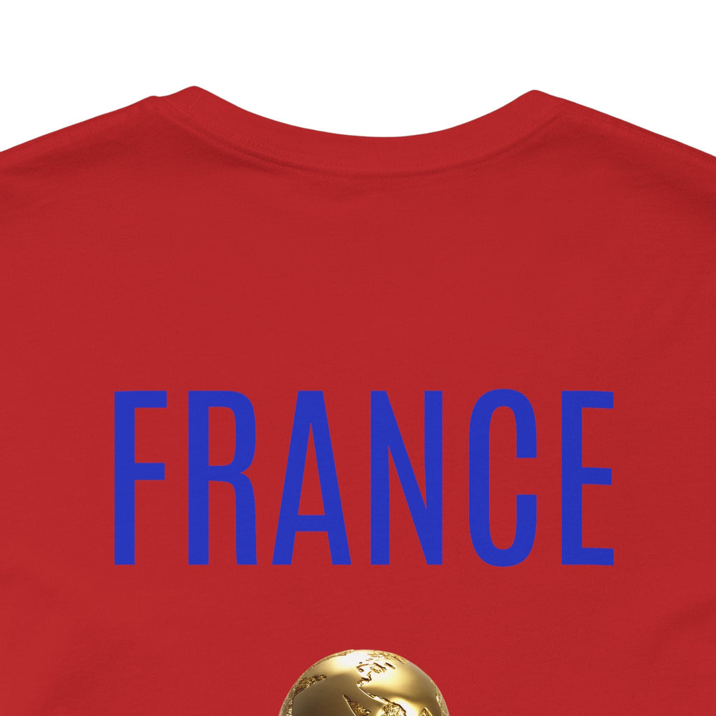 France World Cup Trophy T‑Shirt Football Fan Jersey - Etna Gift