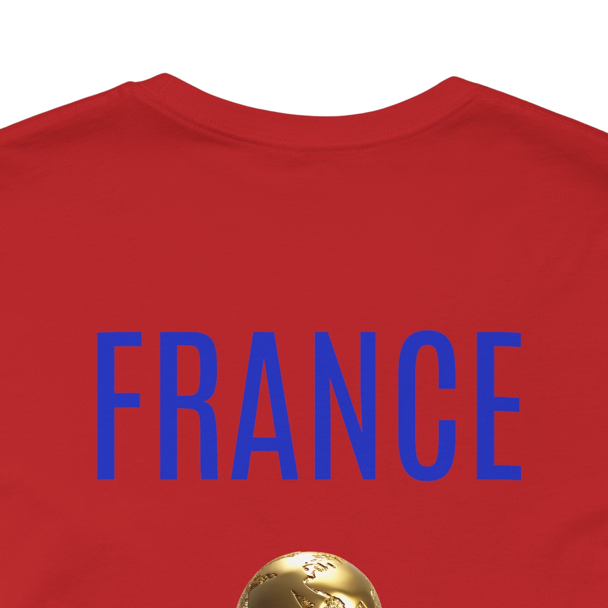 France World Cup Trophy T‑Shirt Football Fan Jersey - Etna Gift