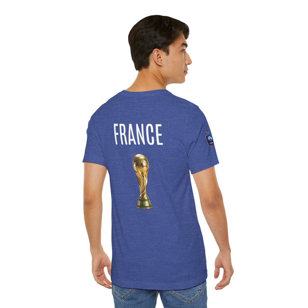 France World Cup Trophy T‑Shirt Football Fan Jersey - Etna Gift