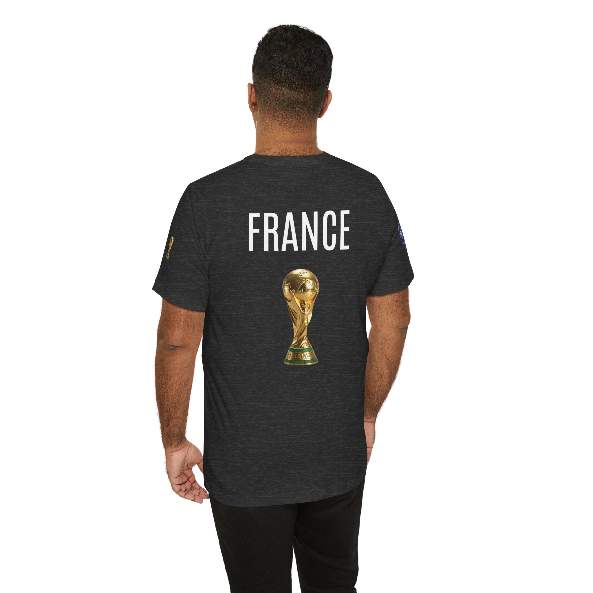 France World Cup Trophy T‑Shirt Football Fan Jersey - Etna Gift