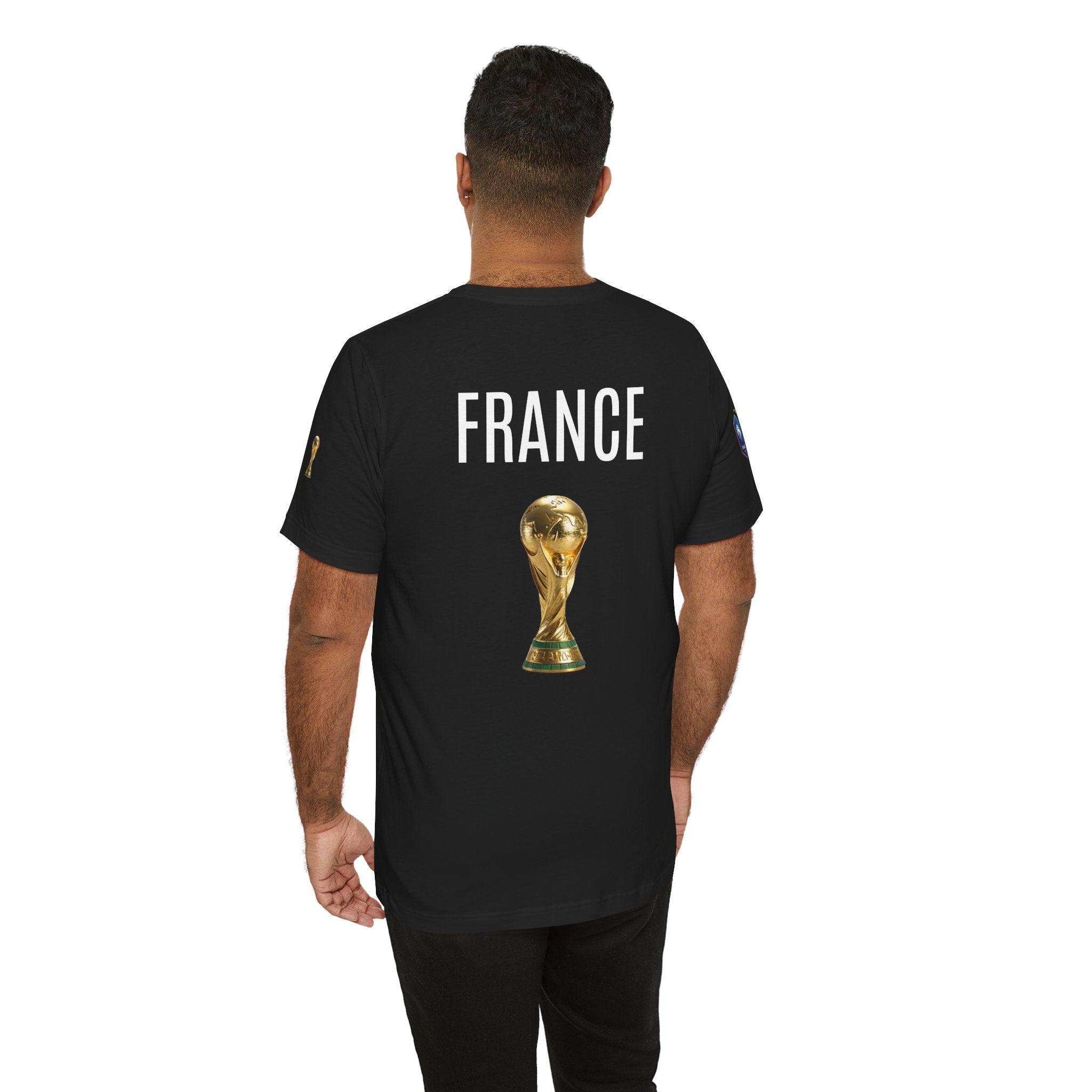 France World Cup Trophy T‑Shirt Football Fan Jersey - Etna Gift