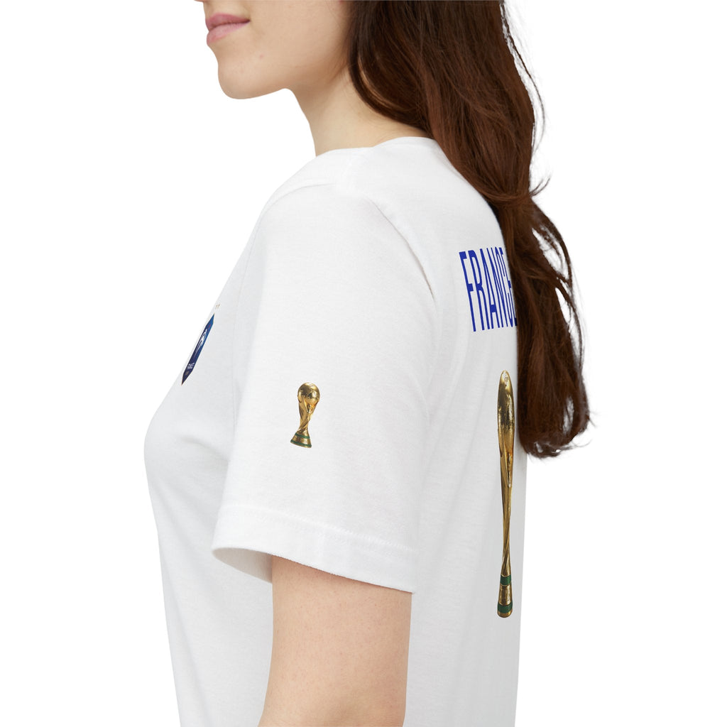 France World Cup Trophy T‑Shirt Football Fan Jersey - Etna Gift