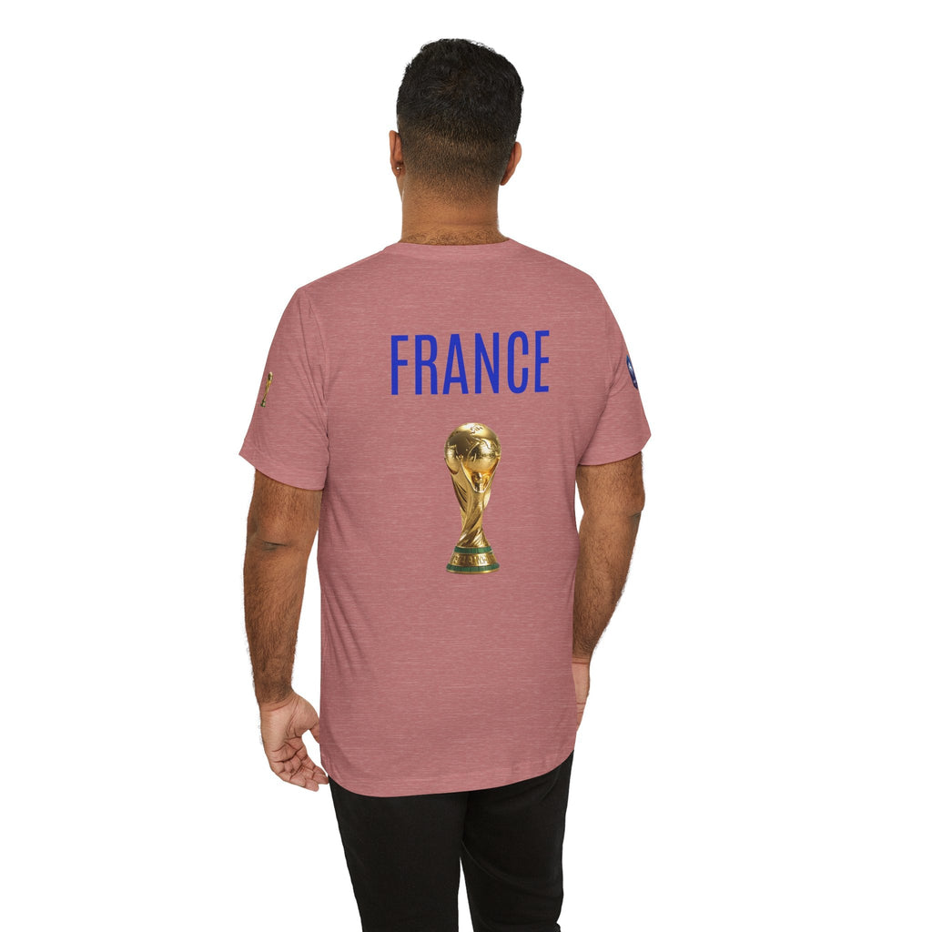 France World Cup Trophy T‑Shirt Football Fan Jersey - Etna Gift