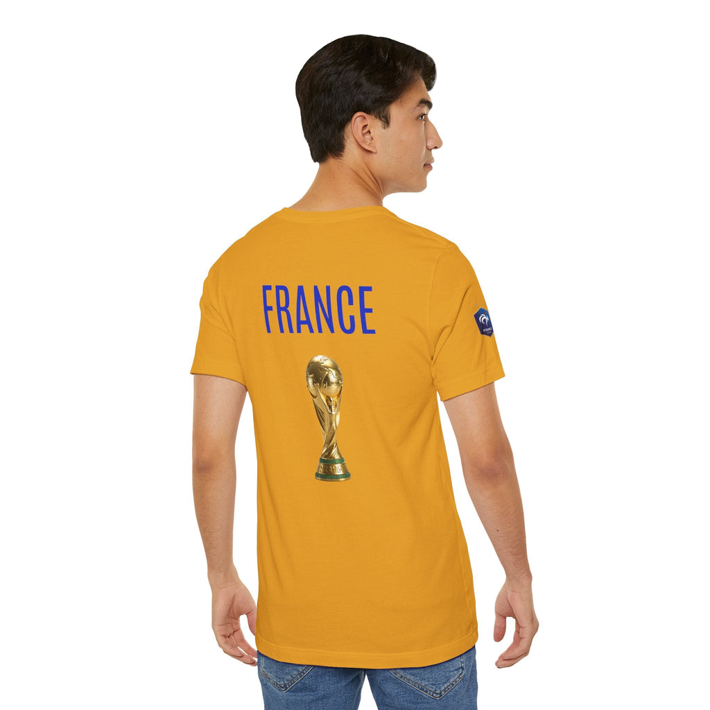 France World Cup Trophy T‑Shirt Football Fan Jersey - Etna Gift