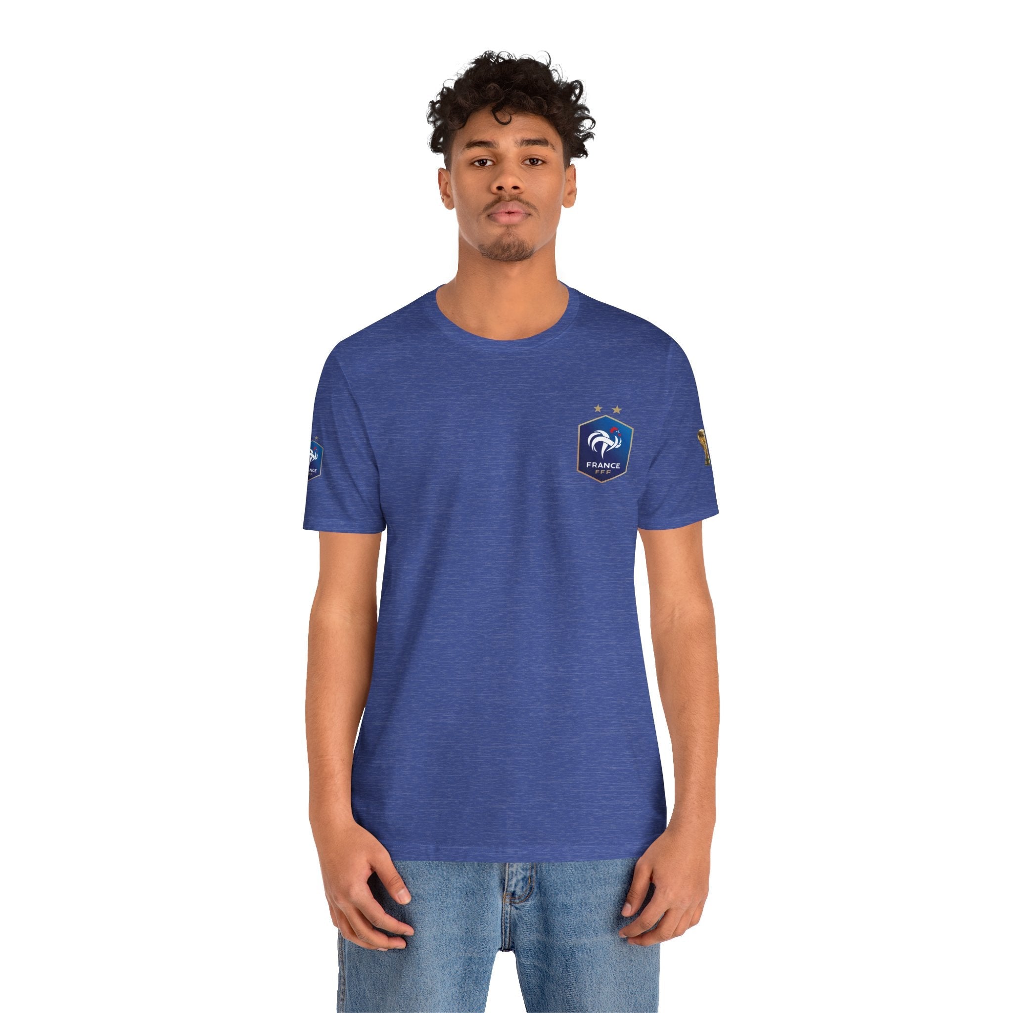 France World Cup Trophy T‑Shirt Football Fan Jersey - Etna Gift