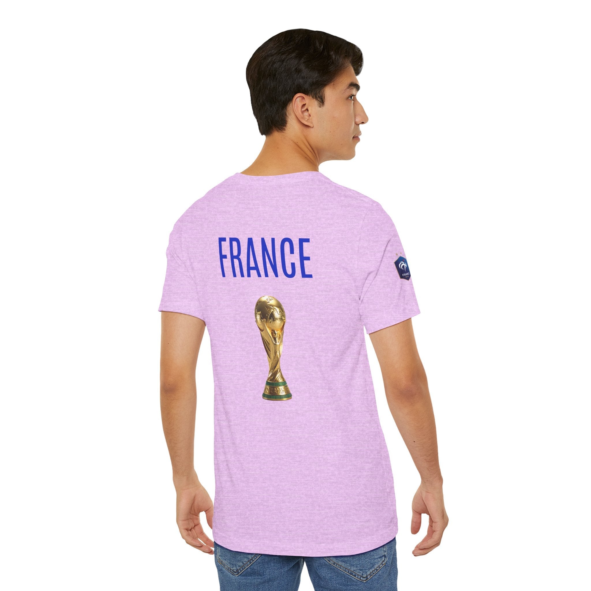 France World Cup Trophy T‑Shirt Football Fan Jersey - Etna Gift