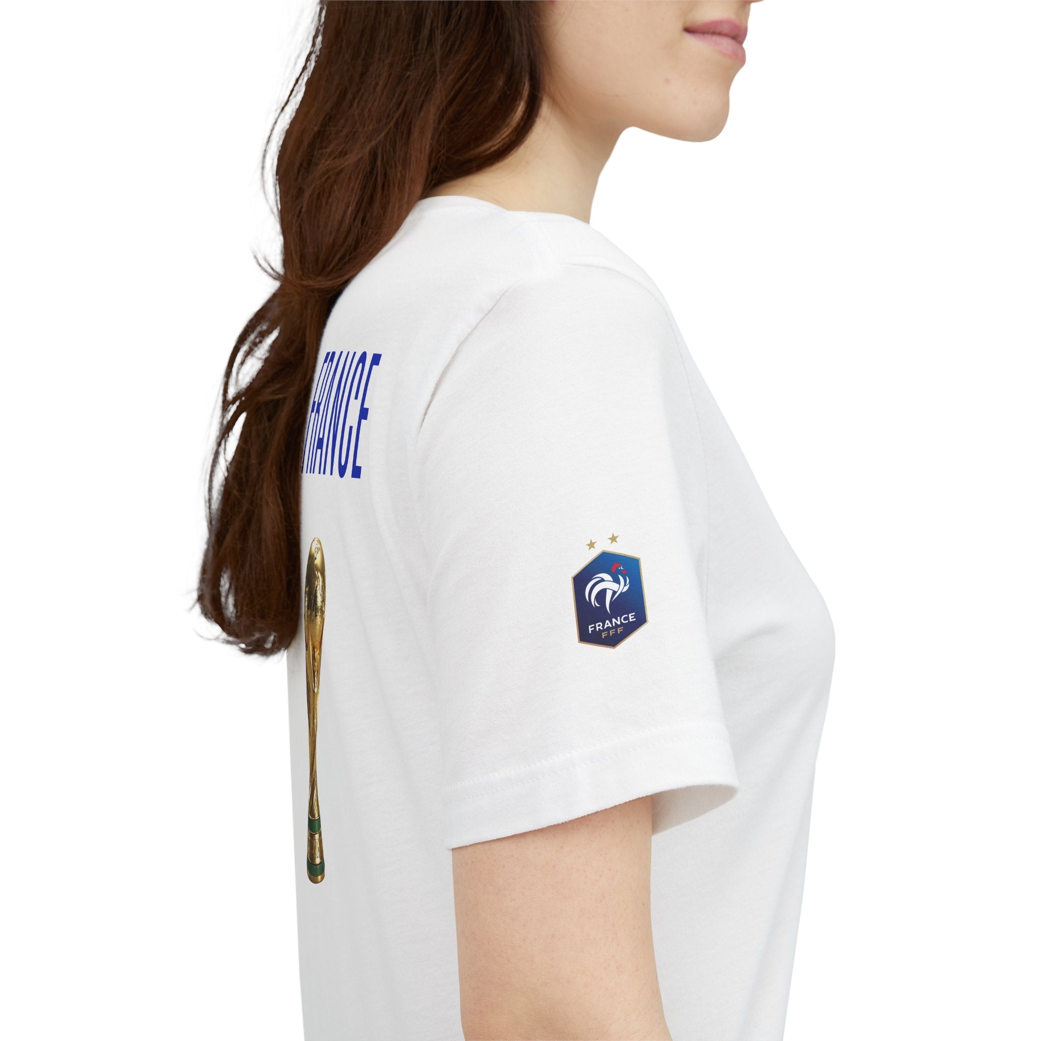 France World Cup Trophy T‑Shirt Football Fan Jersey - Etna Gift