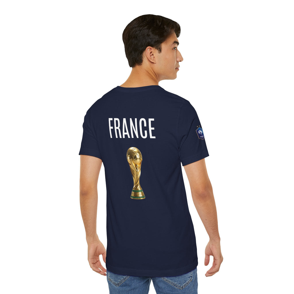 France World Cup Trophy T‑Shirt Football Fan Jersey - Etna Gift