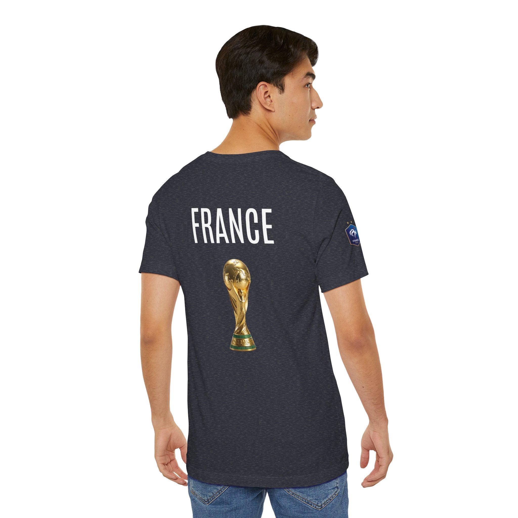 France World Cup Trophy T‑Shirt Football Fan Jersey - Etna Gift