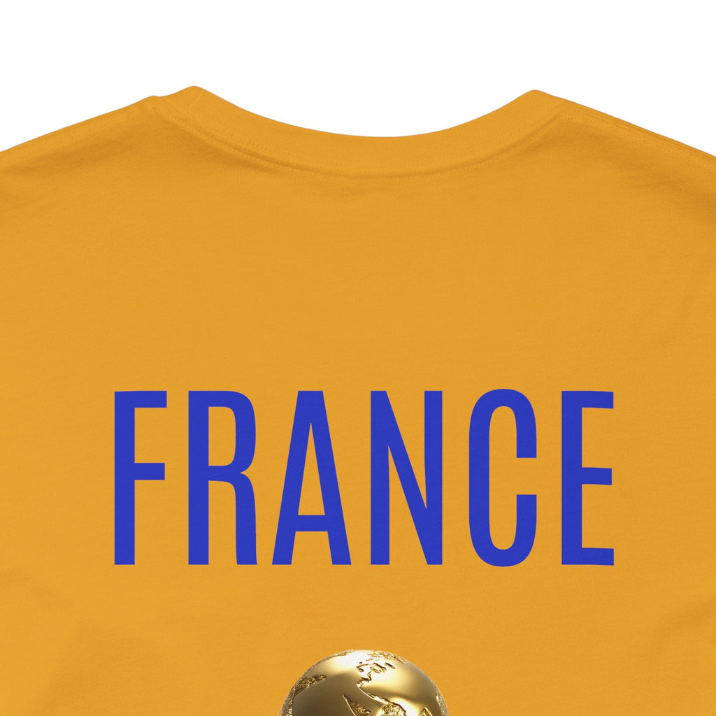 France World Cup Trophy T‑Shirt Football Fan Jersey - Etna Gift