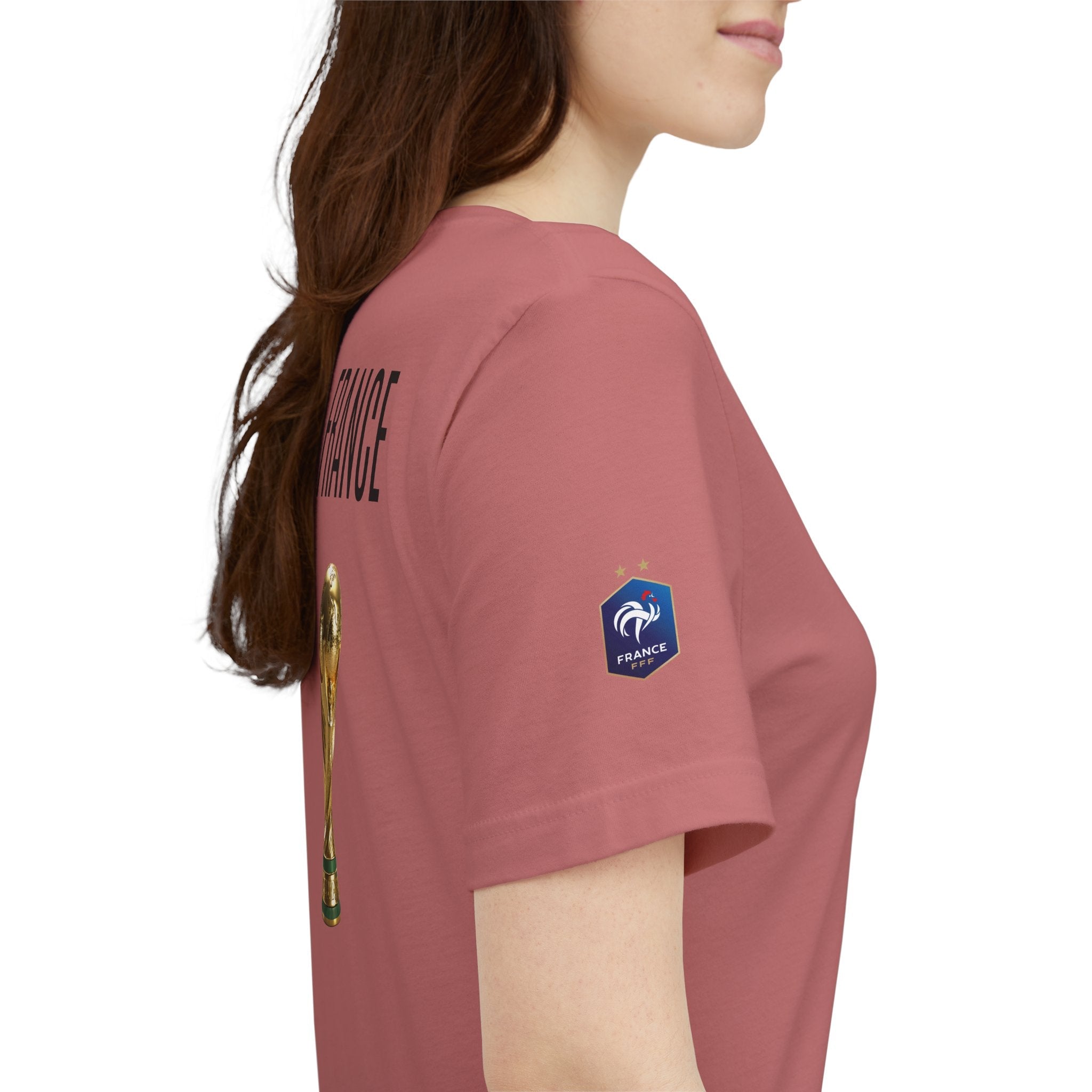 France World Cup Trophy T‑Shirt Football Fan Jersey - Etna Gift