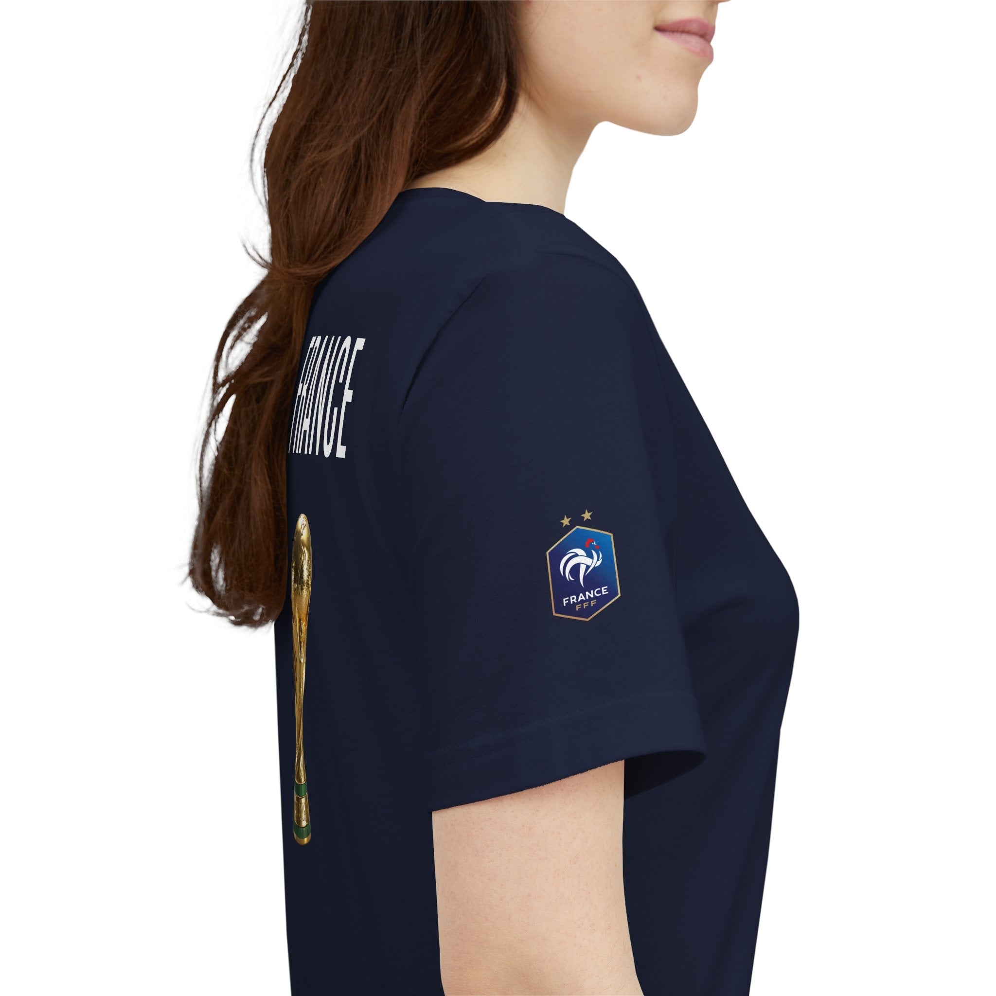 France World Cup Trophy T‑Shirt Football Fan Jersey - Etna Gift