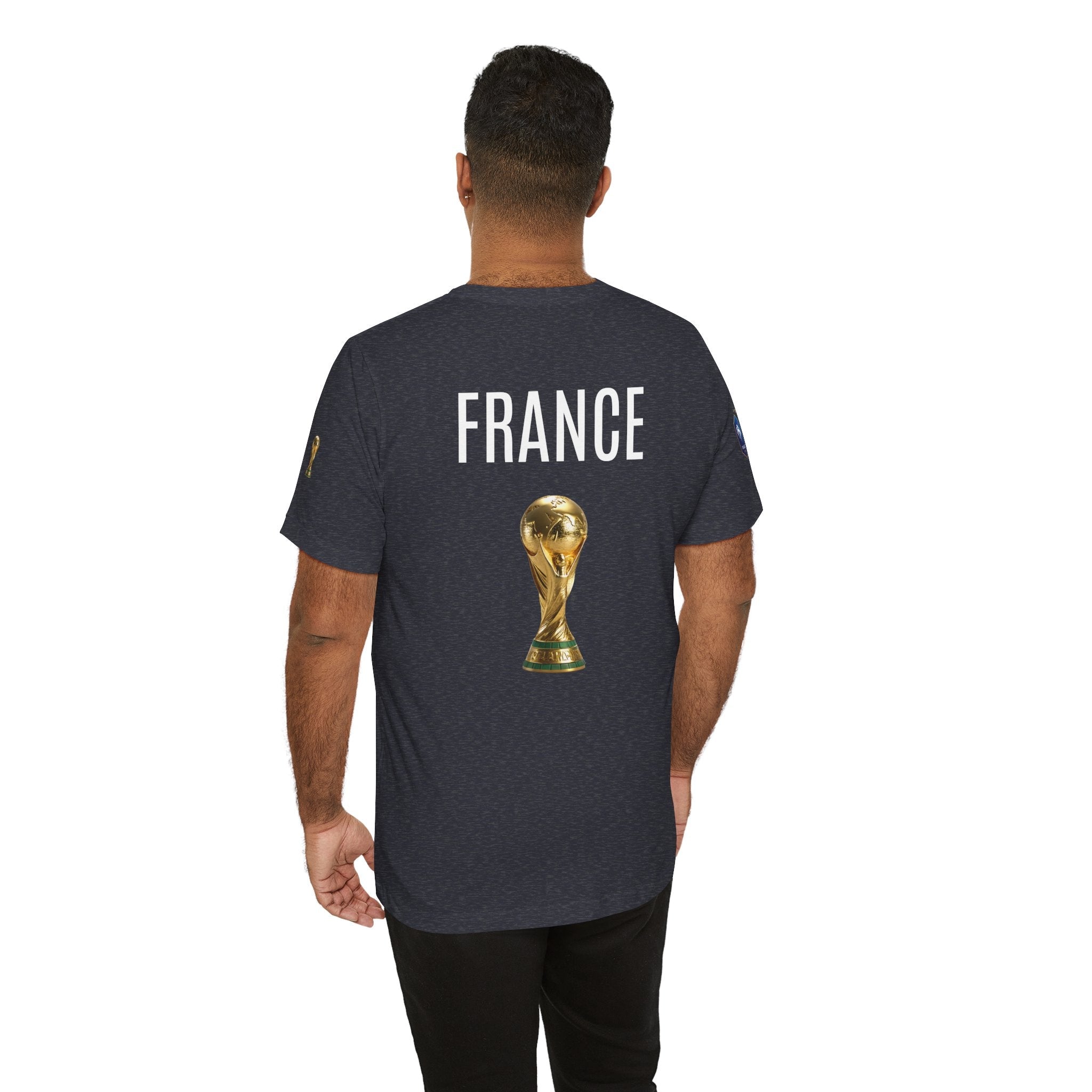 France World Cup Trophy T‑Shirt Football Fan Jersey - Etna Gift