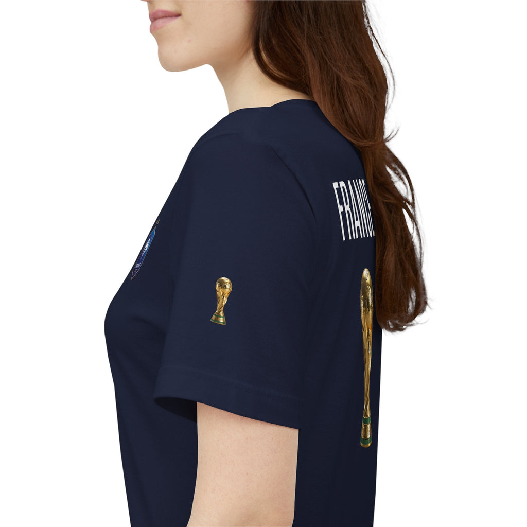 France World Cup Trophy T‑Shirt Football Fan Jersey - Etna Gift