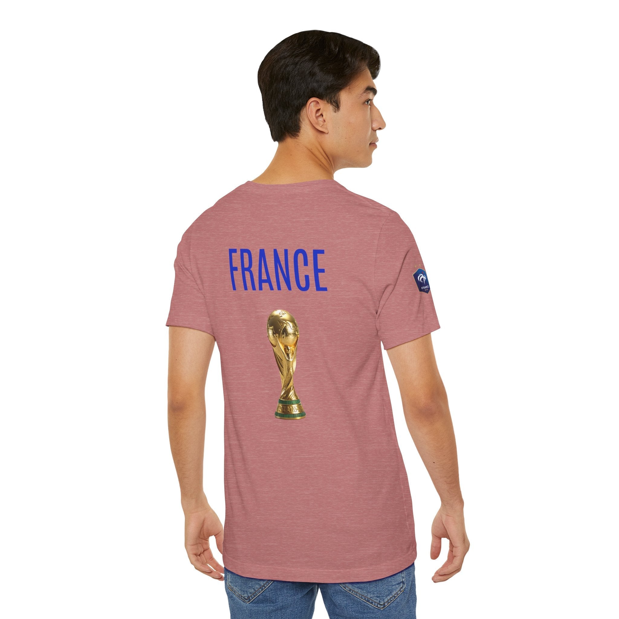 France World Cup Trophy T‑Shirt Football Fan Jersey - Etna Gift