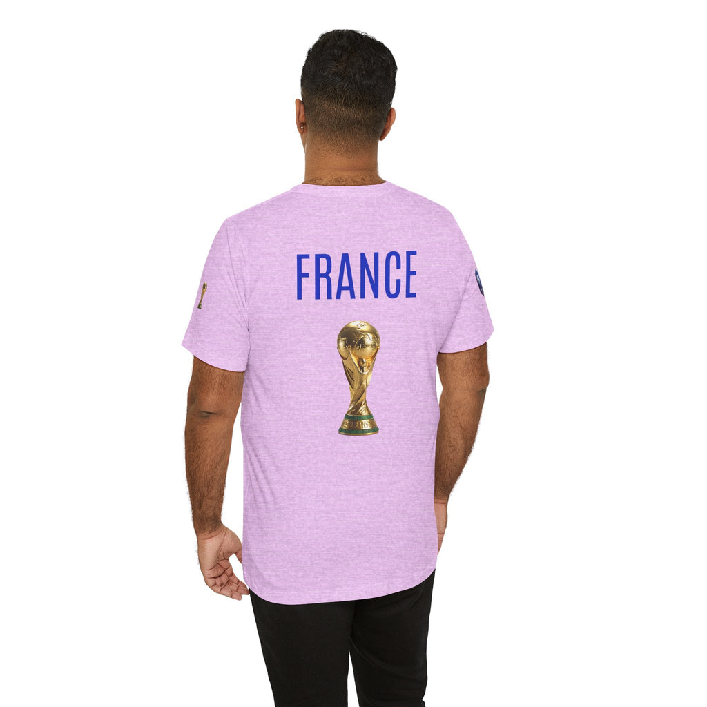 France World Cup Trophy T‑Shirt Football Fan Jersey - Etna Gift