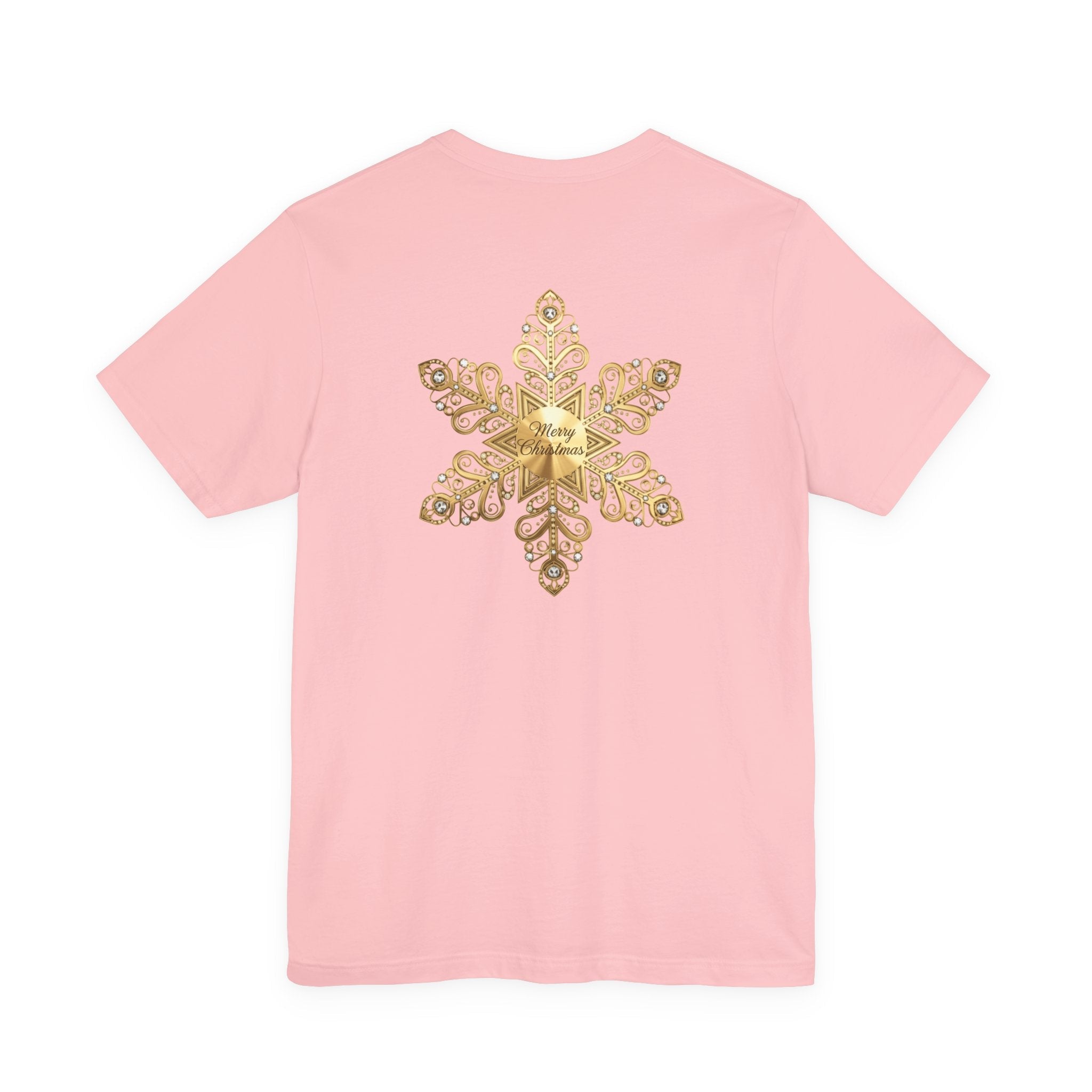 Gold Snowflake Tee | Ornate Metallic Snowflake Design - Etna Gift