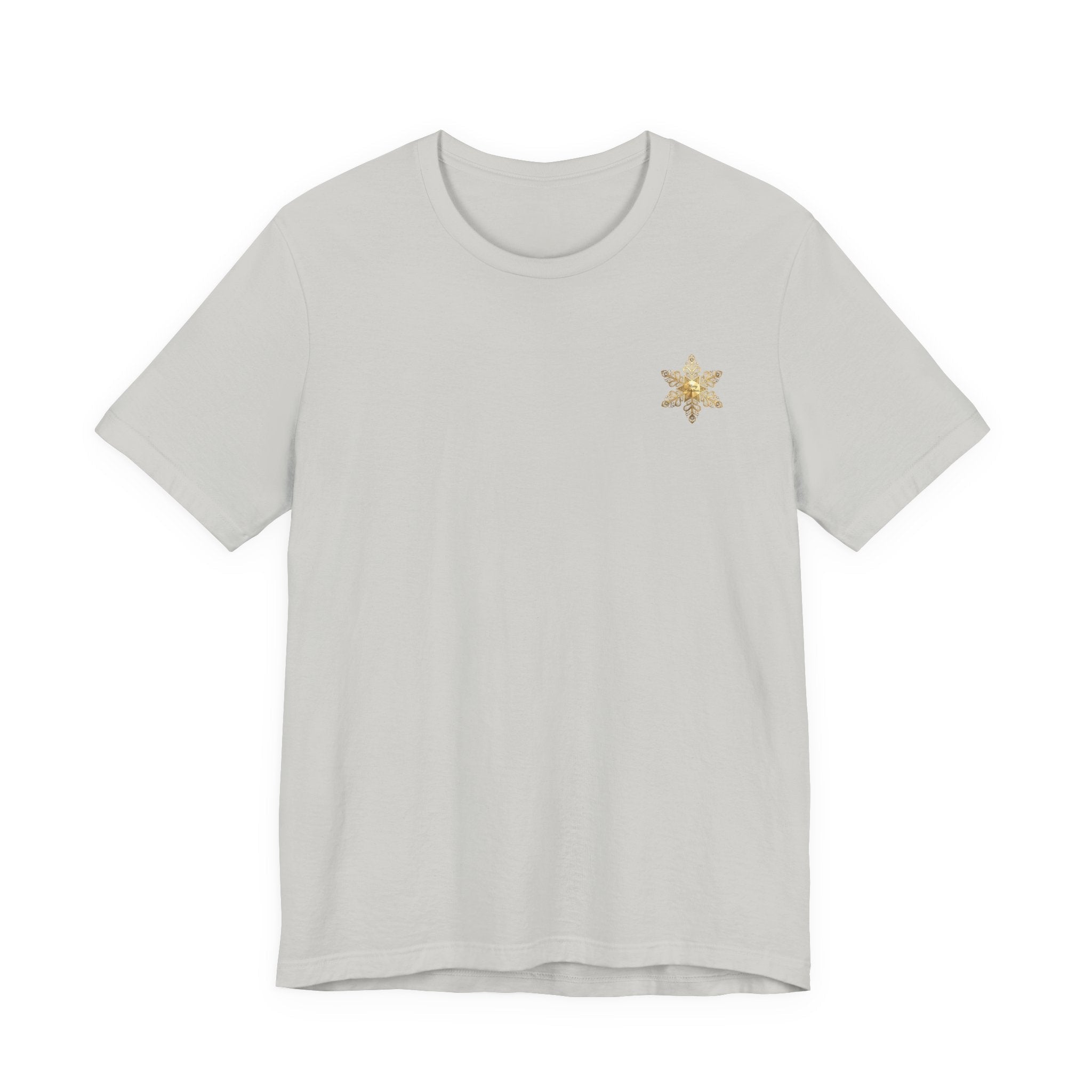 Gold Snowflake Tee | Ornate Metallic Snowflake Design - Etna Gift