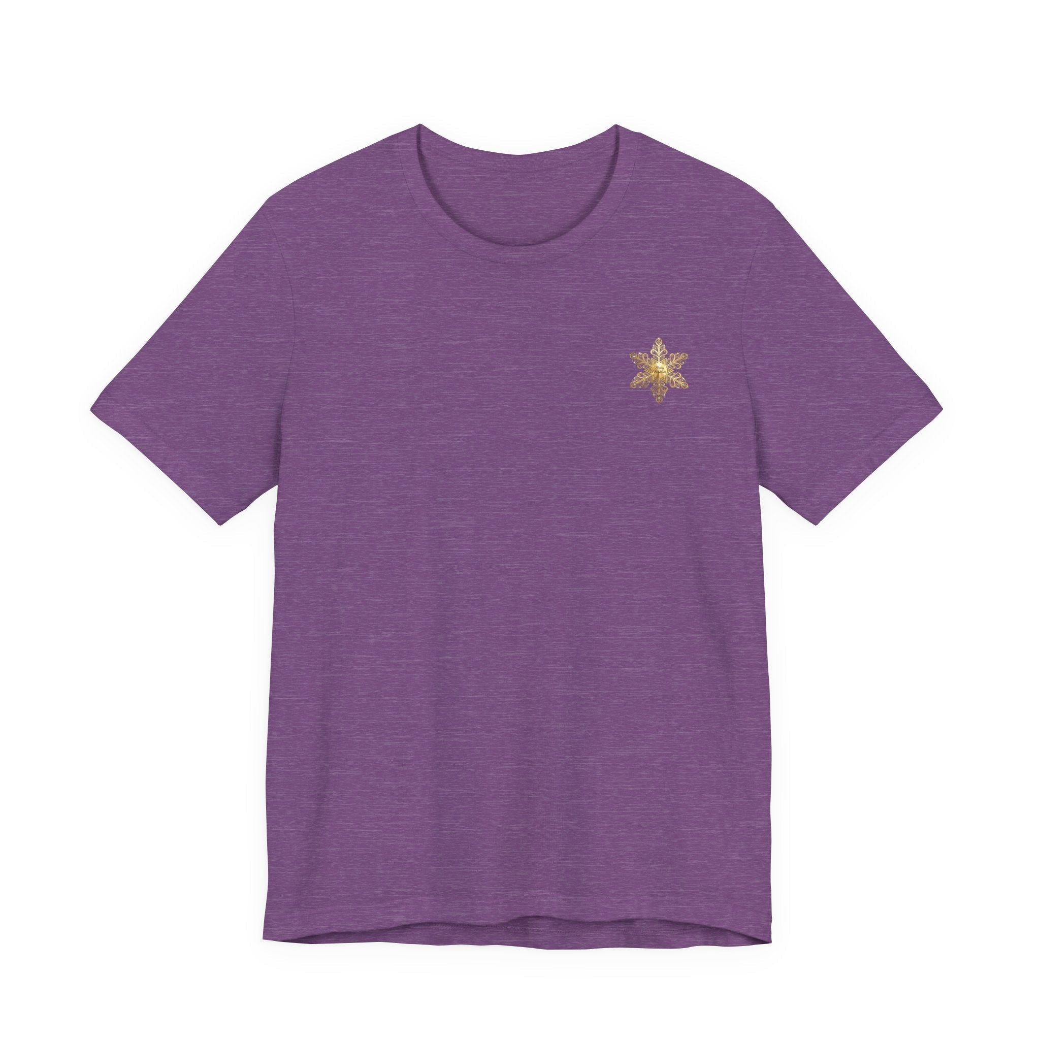 Gold Snowflake Tee | Ornate Metallic Snowflake Design - Etna Gift