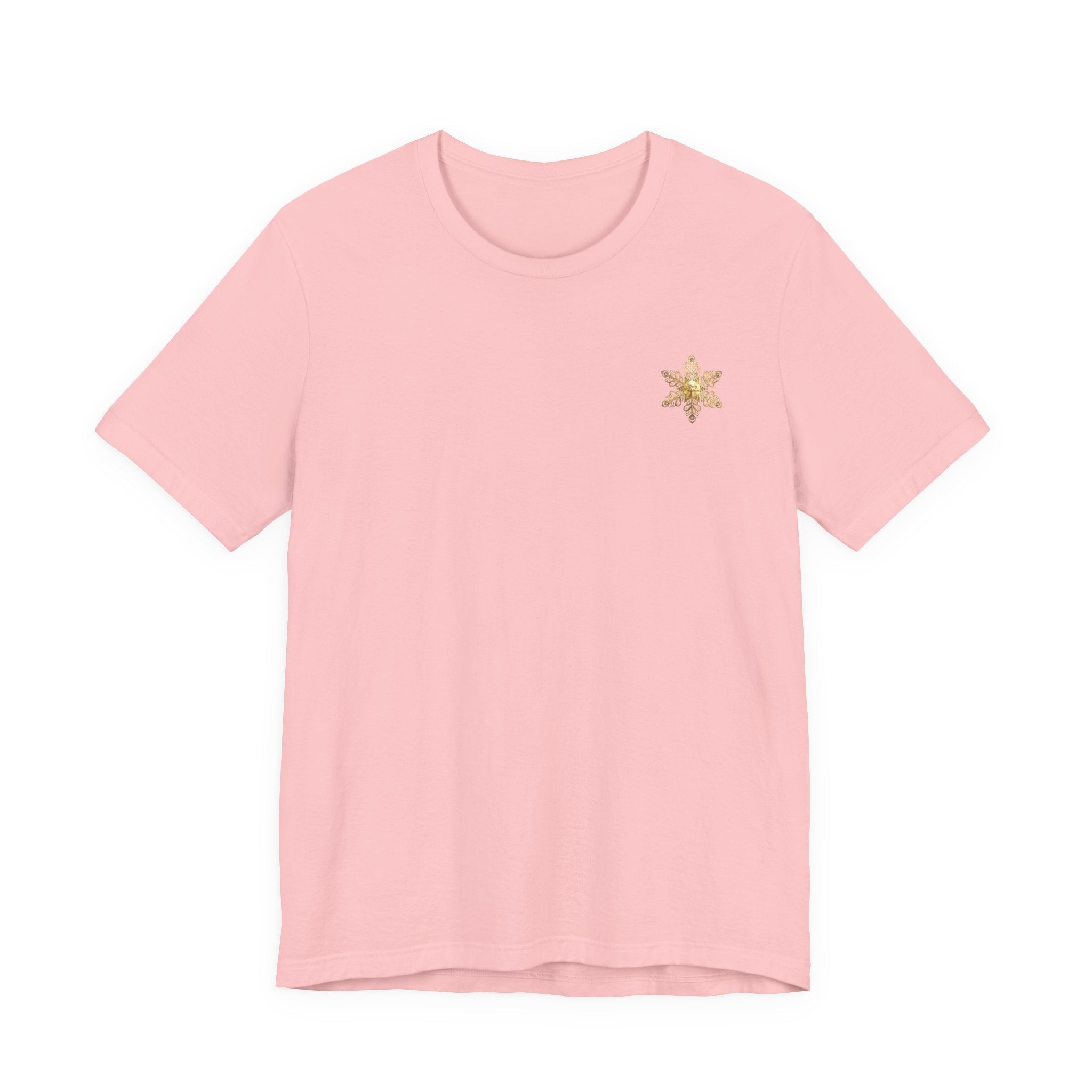 Gold Snowflake Tee | Ornate Metallic Snowflake Design - Etna Gift