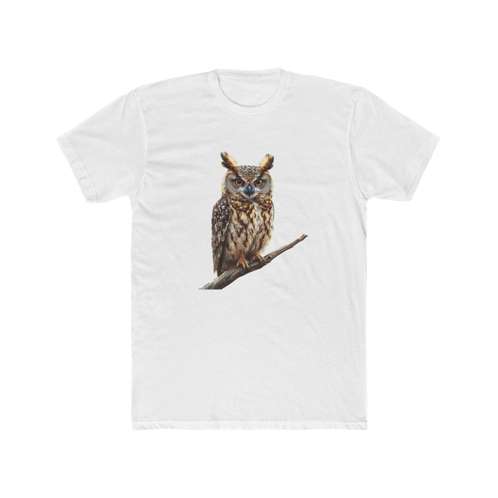 Great Horned Owl Illustration T-Shirt | Wildlife Bird Tee - Etna Gift