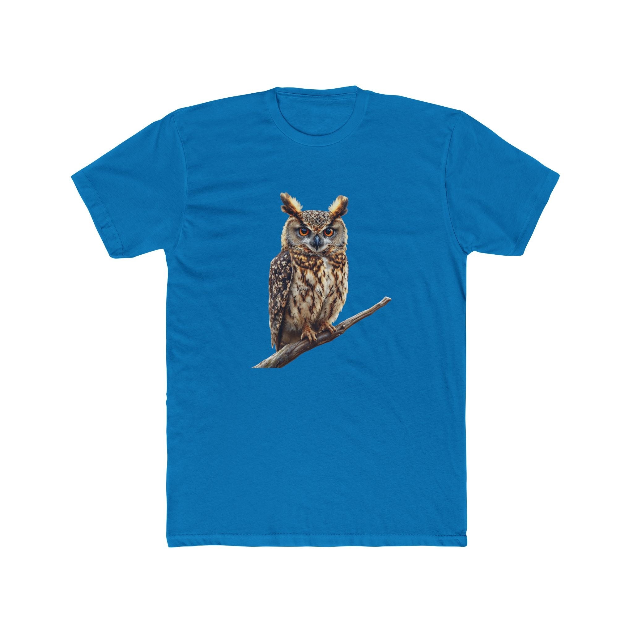 Great Horned Owl Illustration T-Shirt | Wildlife Bird Tee - Etna Gift
