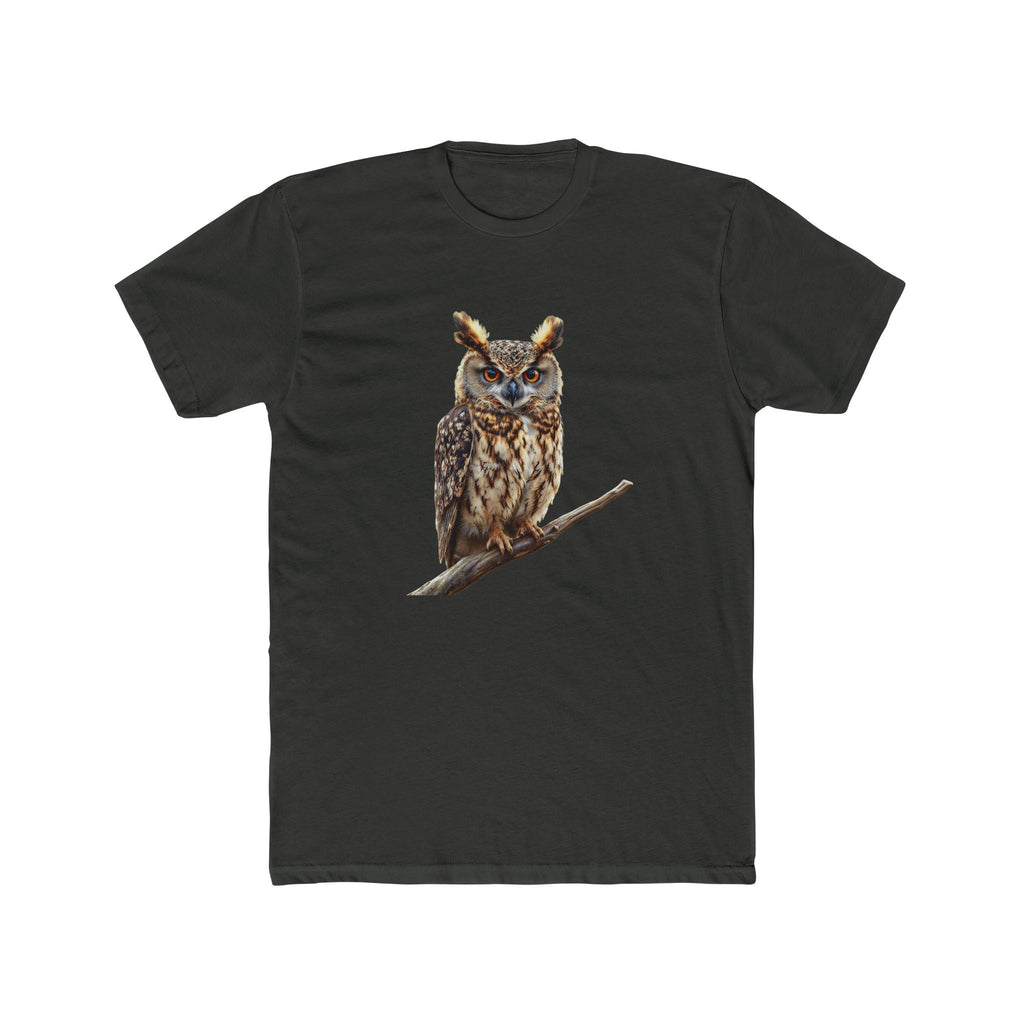 Great Horned Owl Illustration T-Shirt | Wildlife Bird Tee - Etna Gift