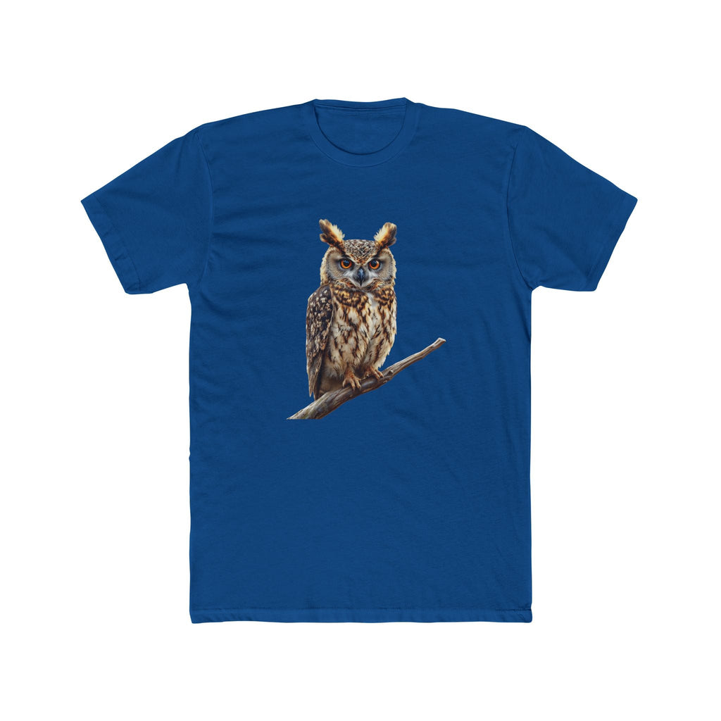Great Horned Owl Illustration T-Shirt | Wildlife Bird Tee - Etna Gift