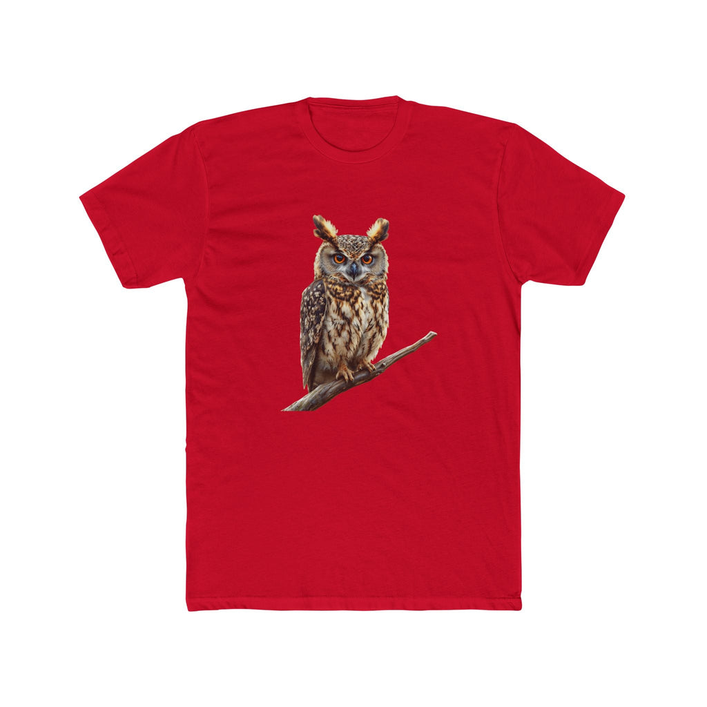 Great Horned Owl Illustration T-Shirt | Wildlife Bird Tee - Etna Gift