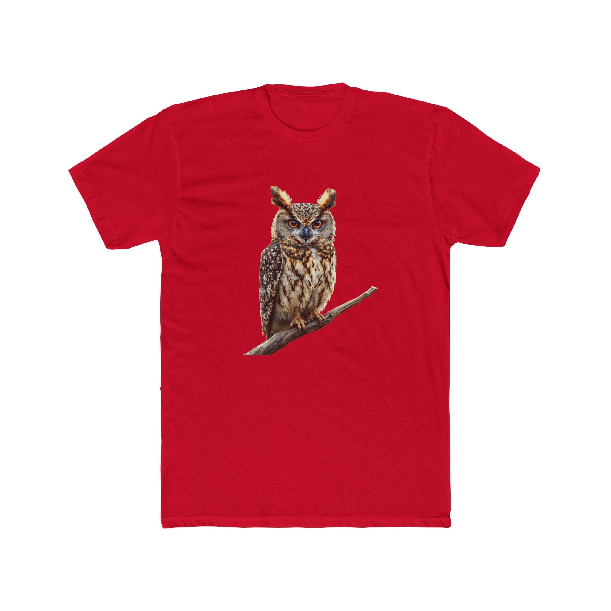 Great Horned Owl Illustration T-Shirt | Wildlife Bird Tee - Etna Gift