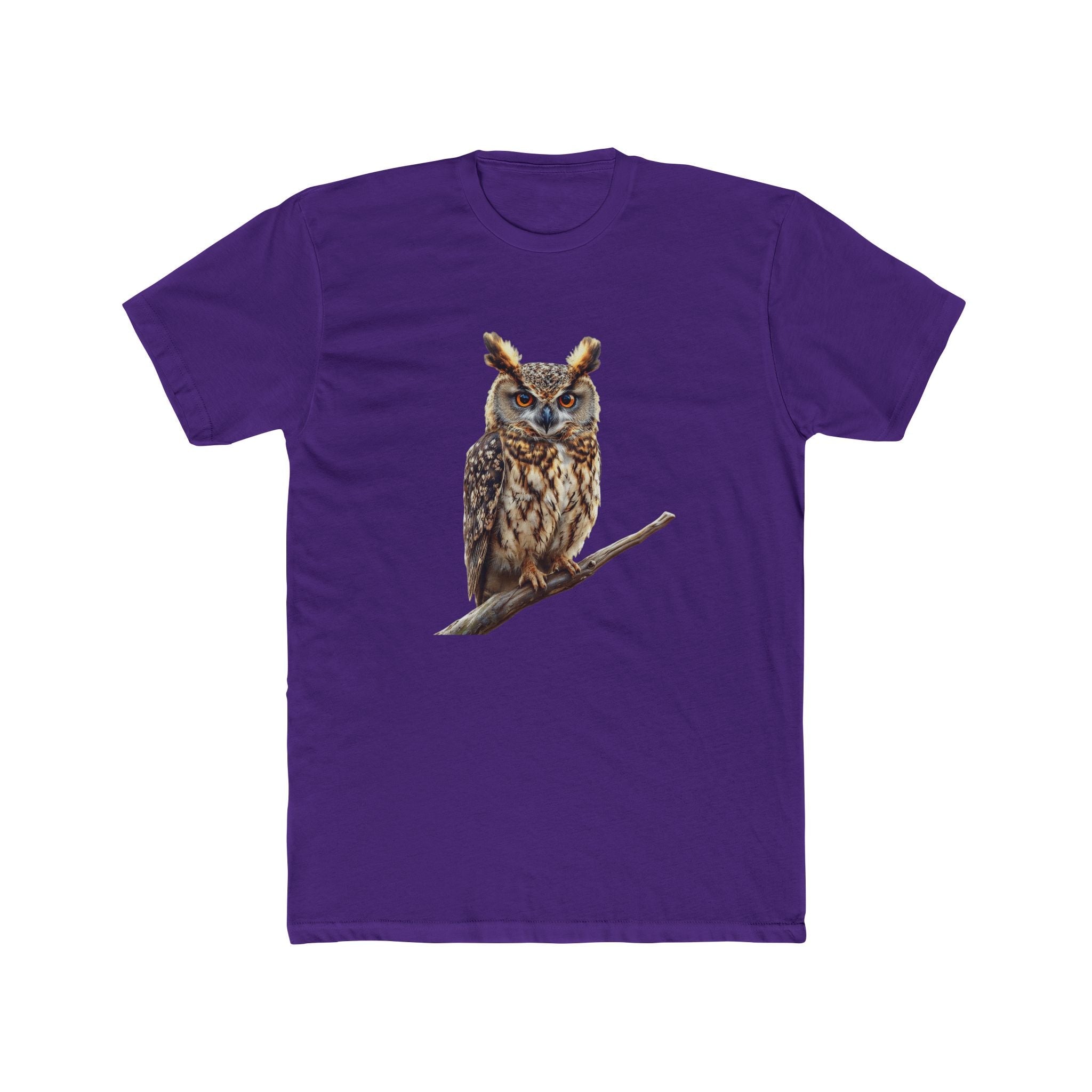 Great Horned Owl Illustration T-Shirt | Wildlife Bird Tee - Etna Gift