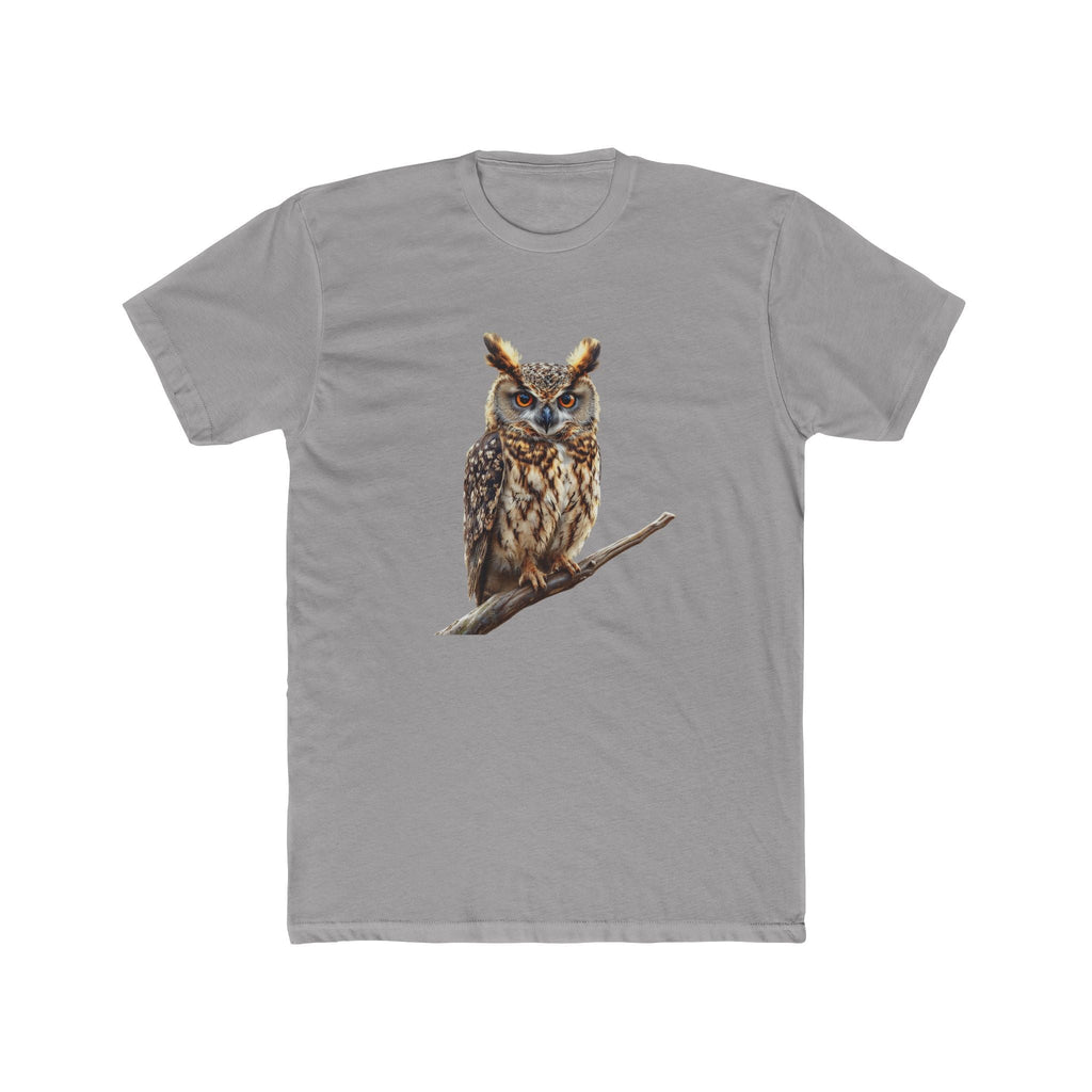 Great Horned Owl Illustration T-Shirt | Wildlife Bird Tee - Etna Gift