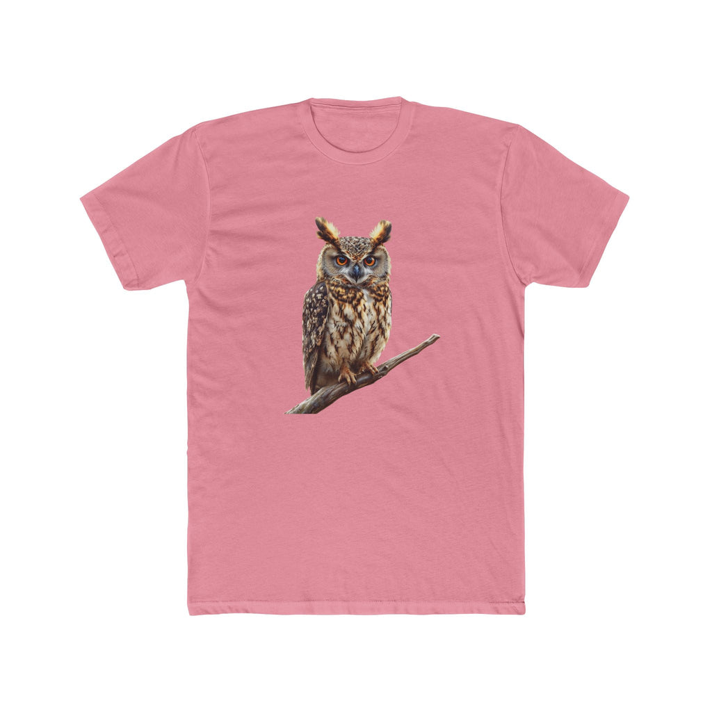 Great Horned Owl Illustration T-Shirt | Wildlife Bird Tee - Etna Gift